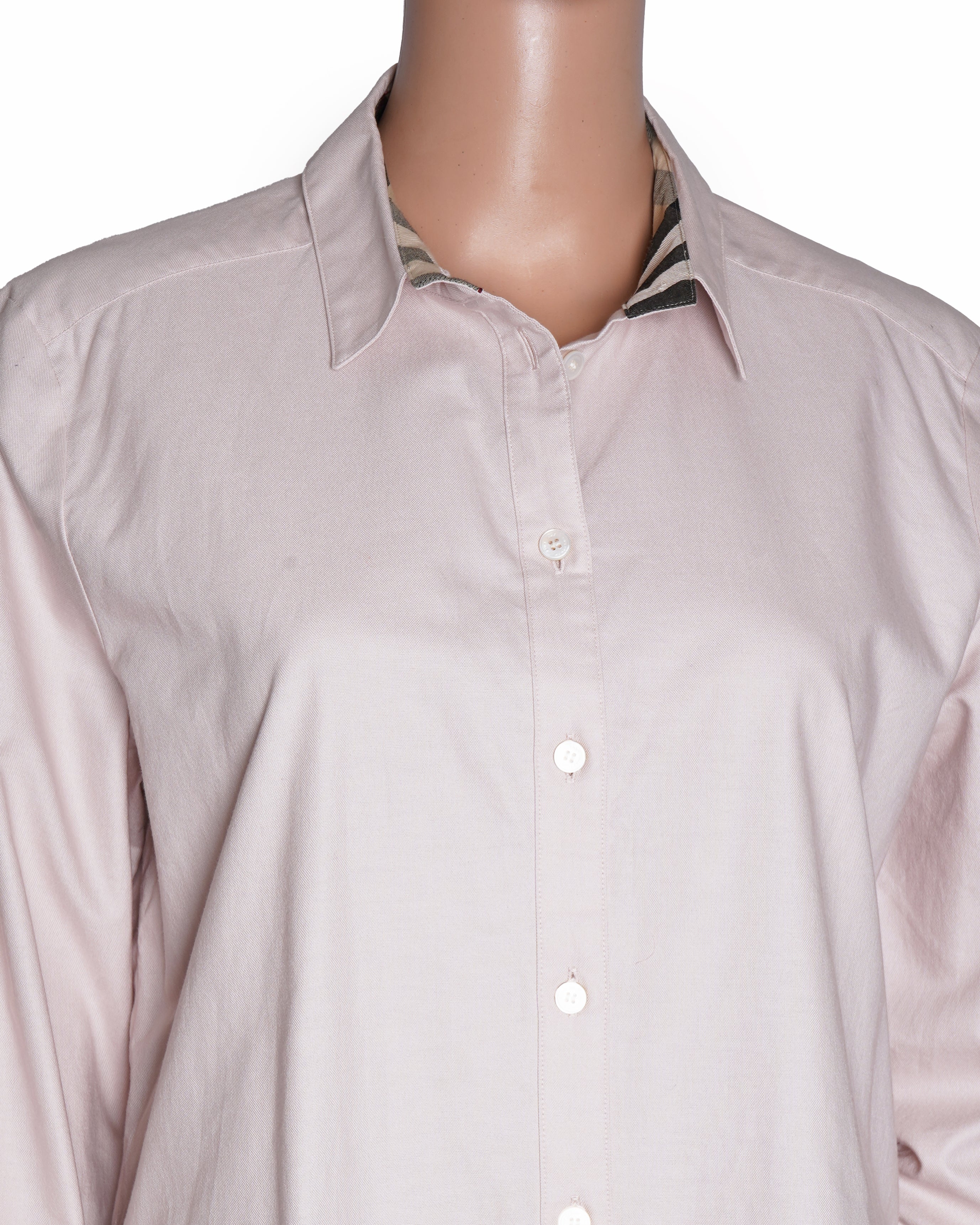 Burberry Pink Full Sleeves Shirt