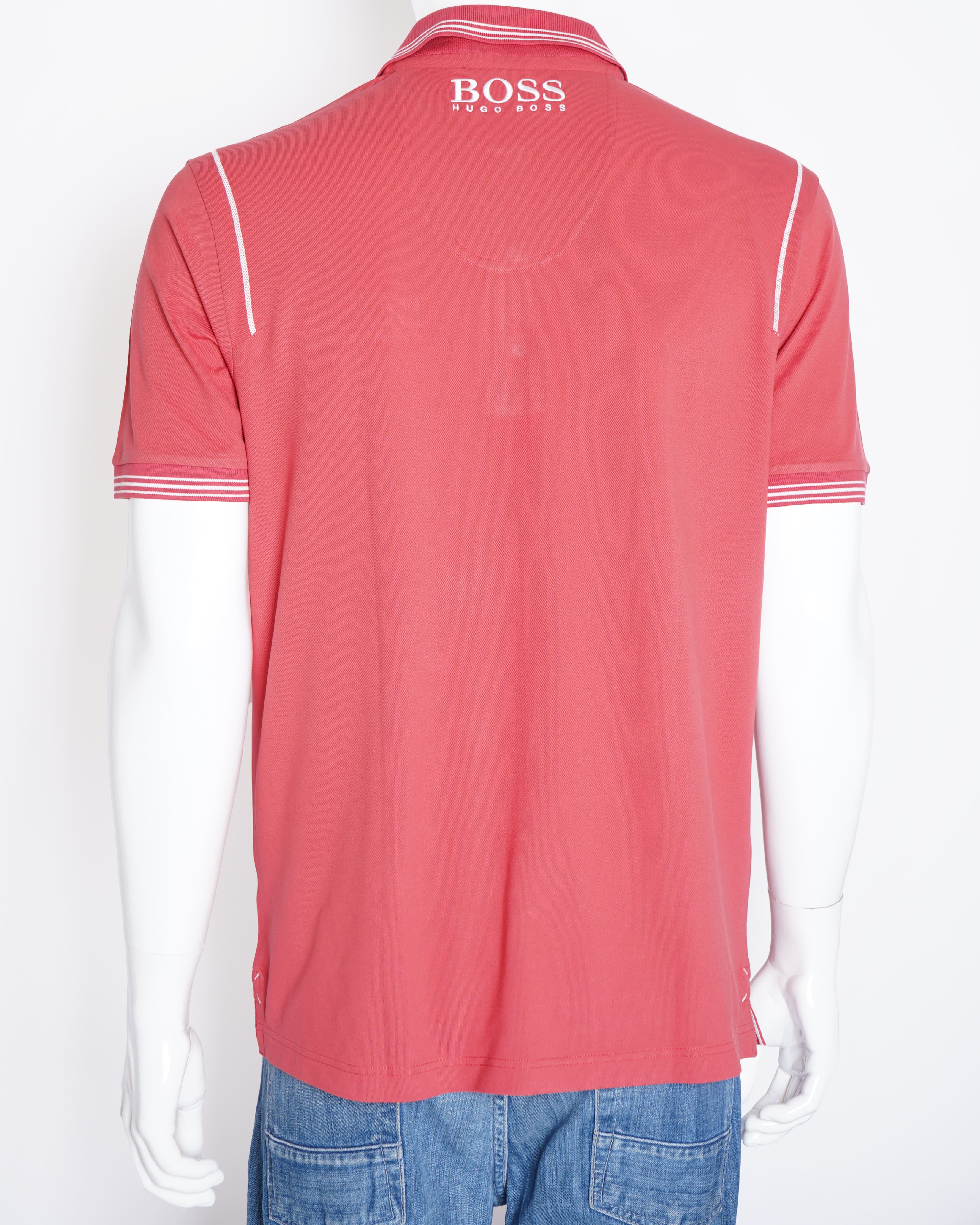 Hugo Boss Polo Men's Tshirt In Red