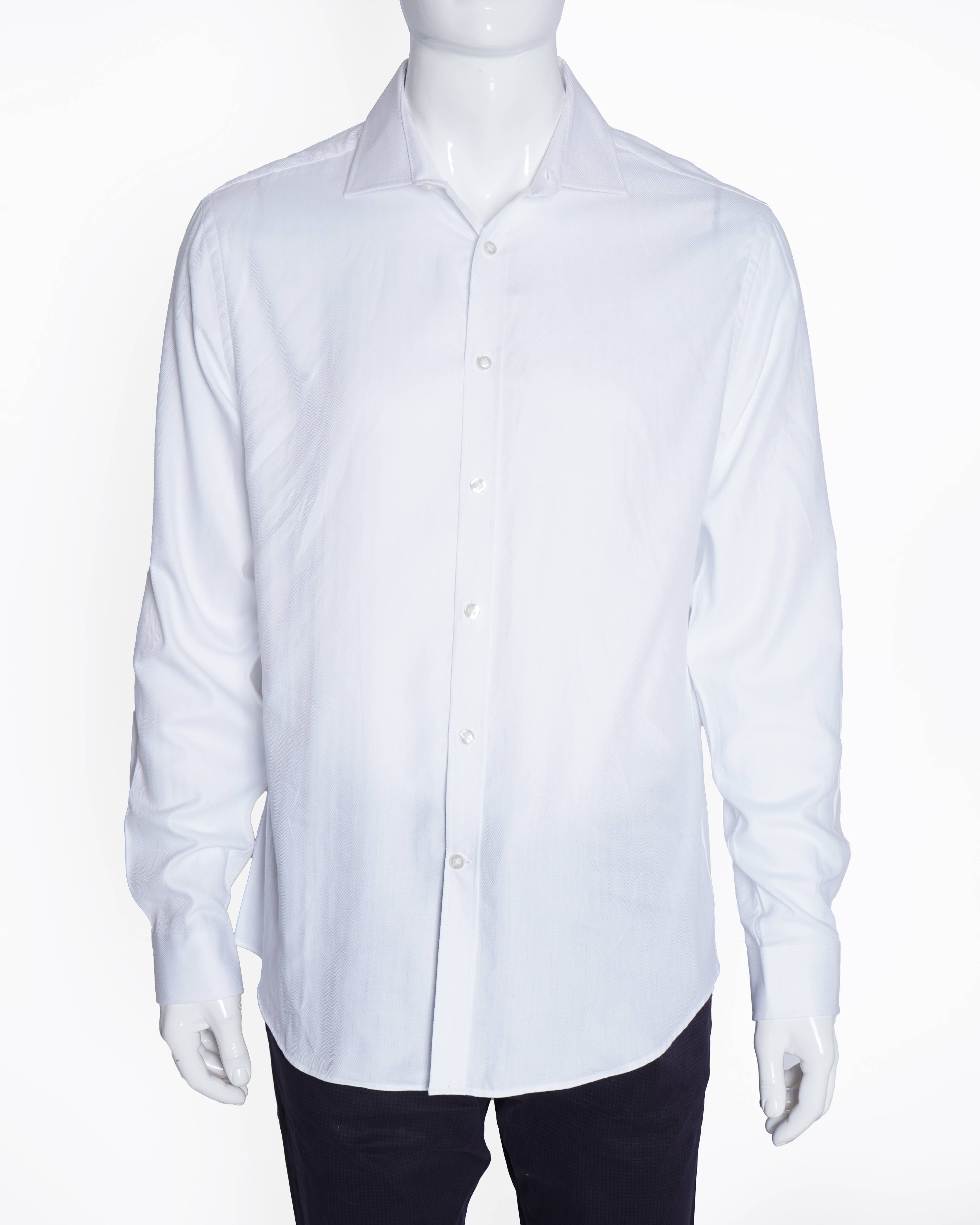 Michael Kors White Textured shirt