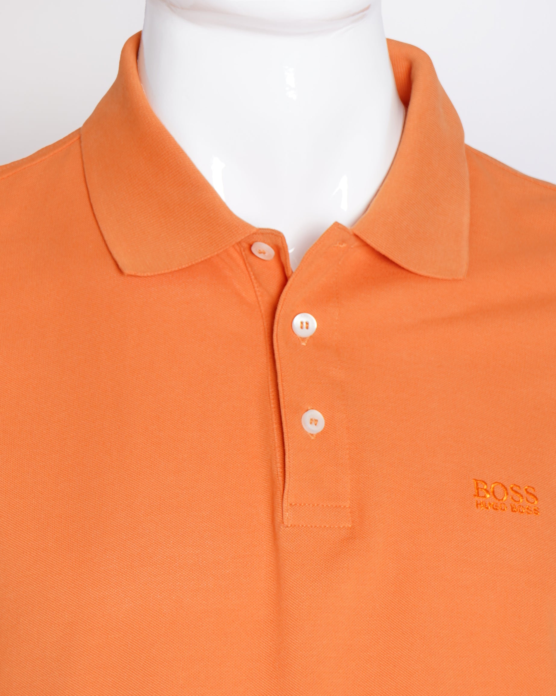 Hugo Boss Polo Men's Tshirt In Rust