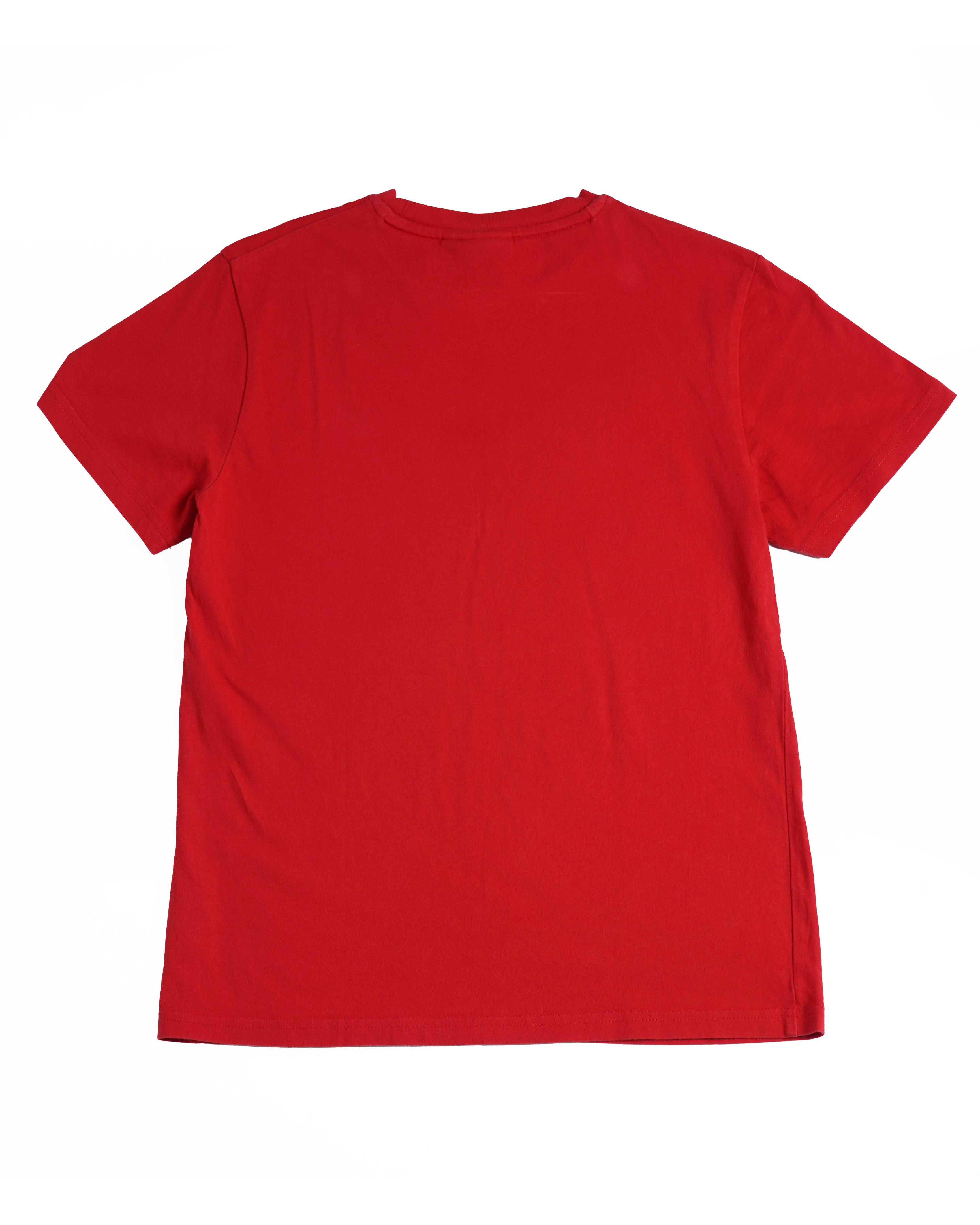 Hugo boss half sleeve tshirt in red