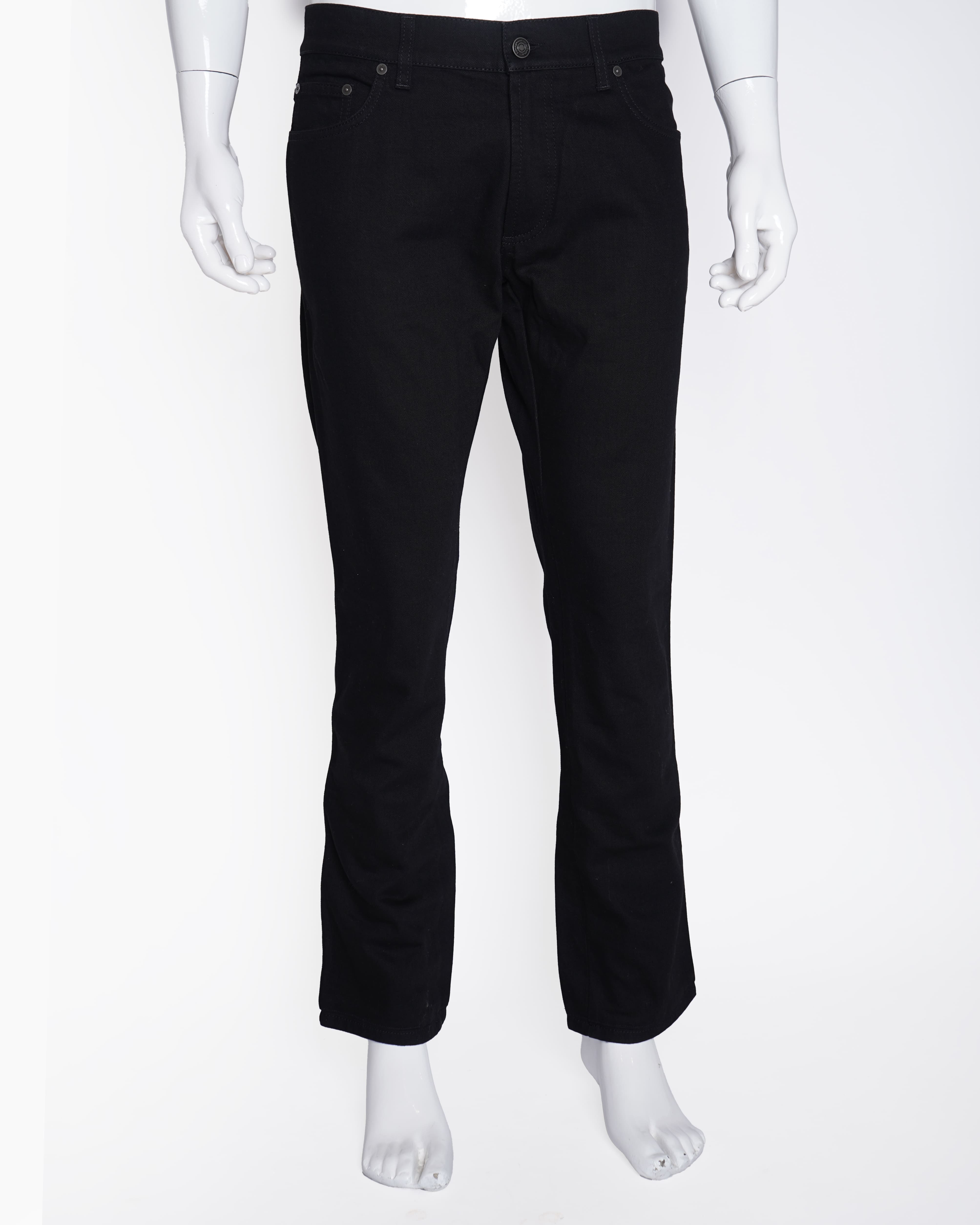 New Ferragamo black men's jeans