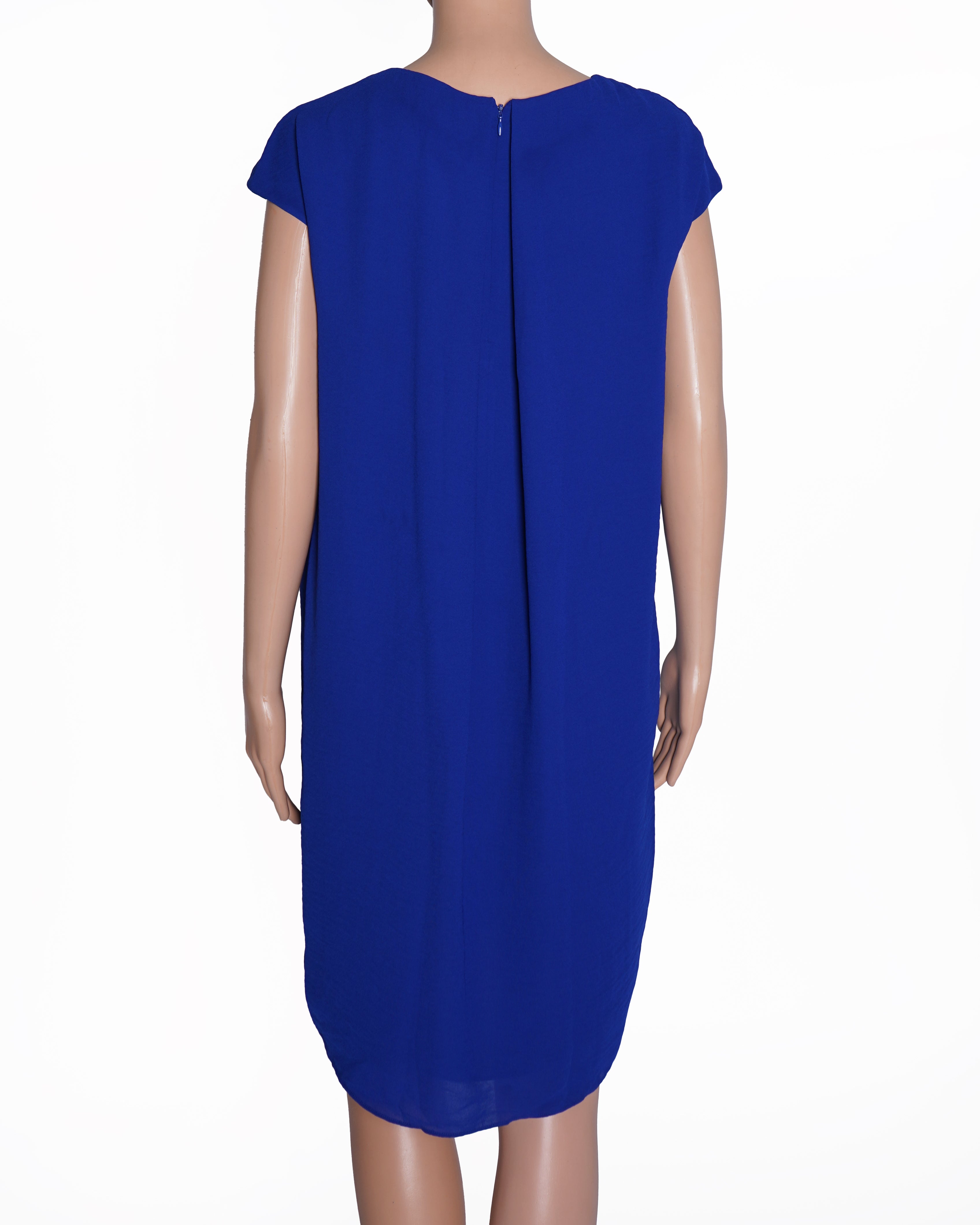 Cos Sleeveless Dress In Blue