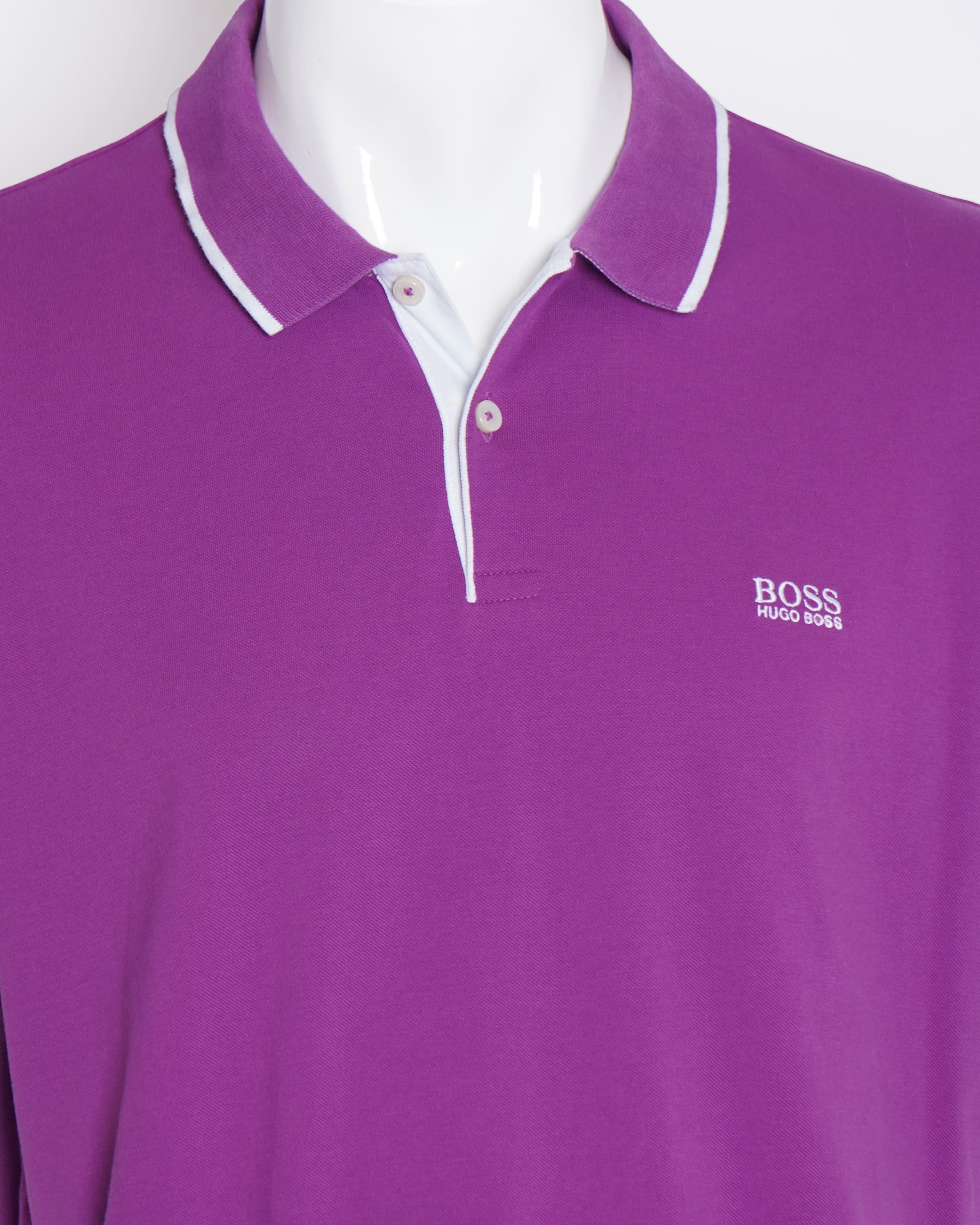 Hugo boss purple polo tshirt for men