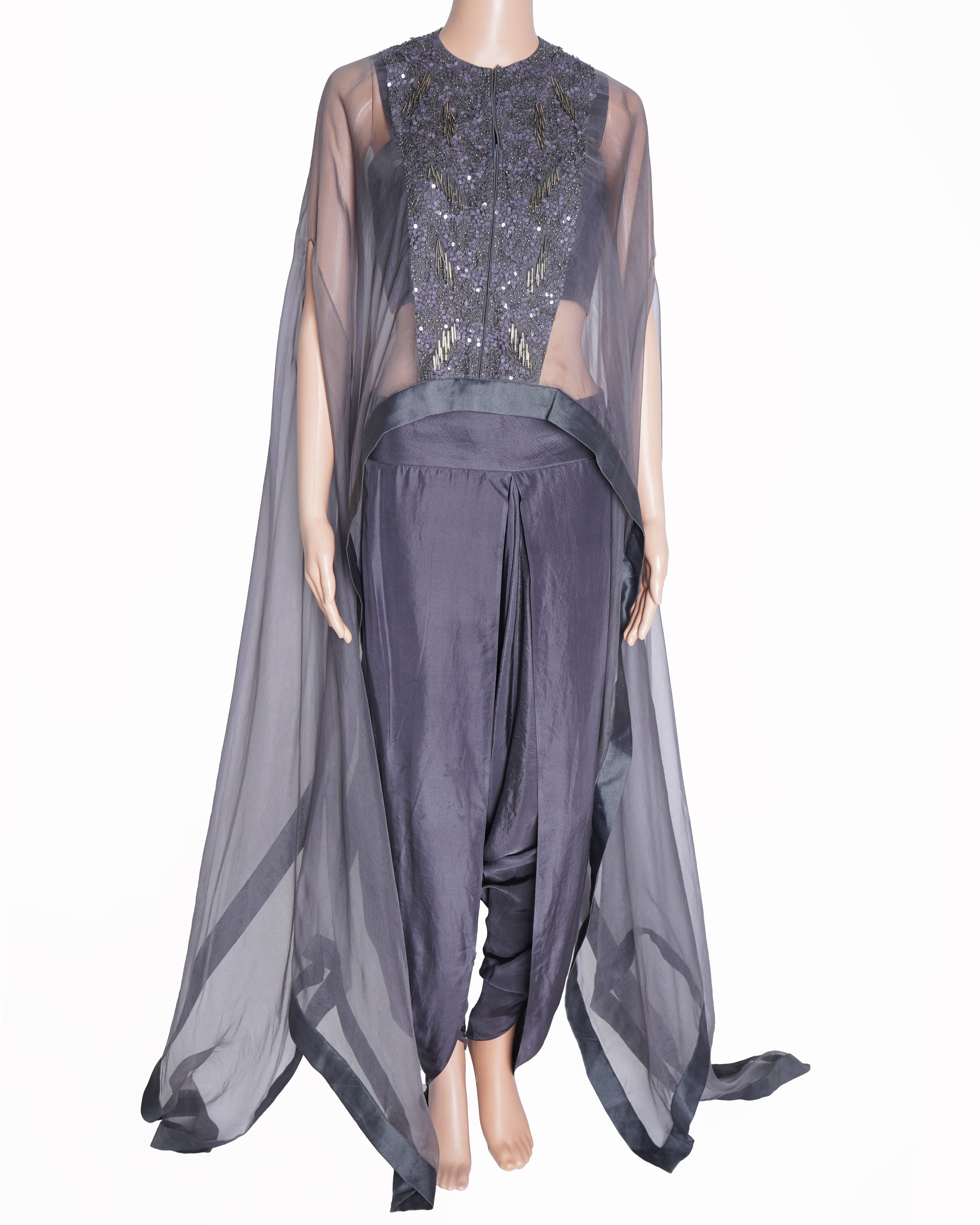 New Maison Blu Hanging Tassel Cape Set