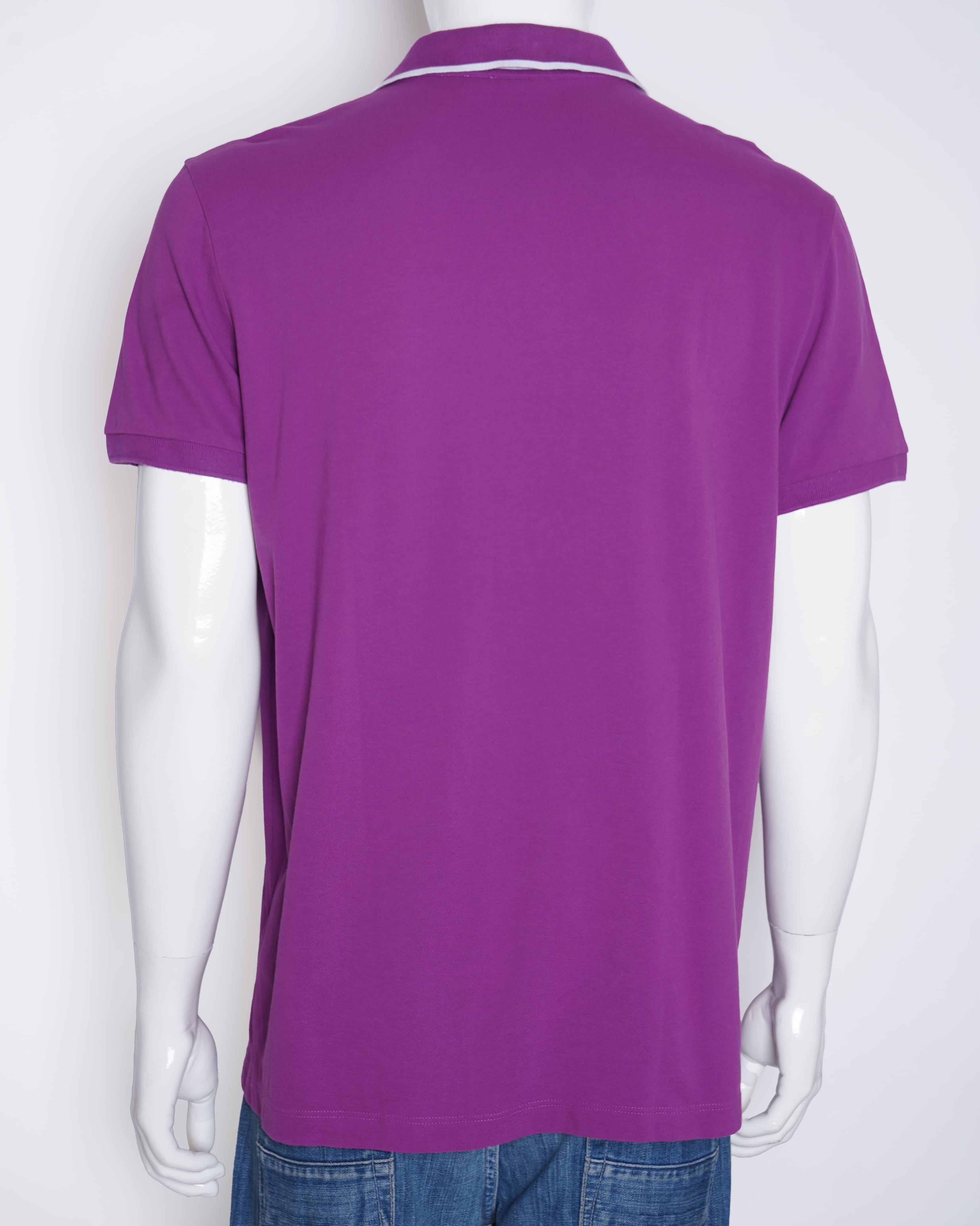 Hugo boss purple polo tshirt for men