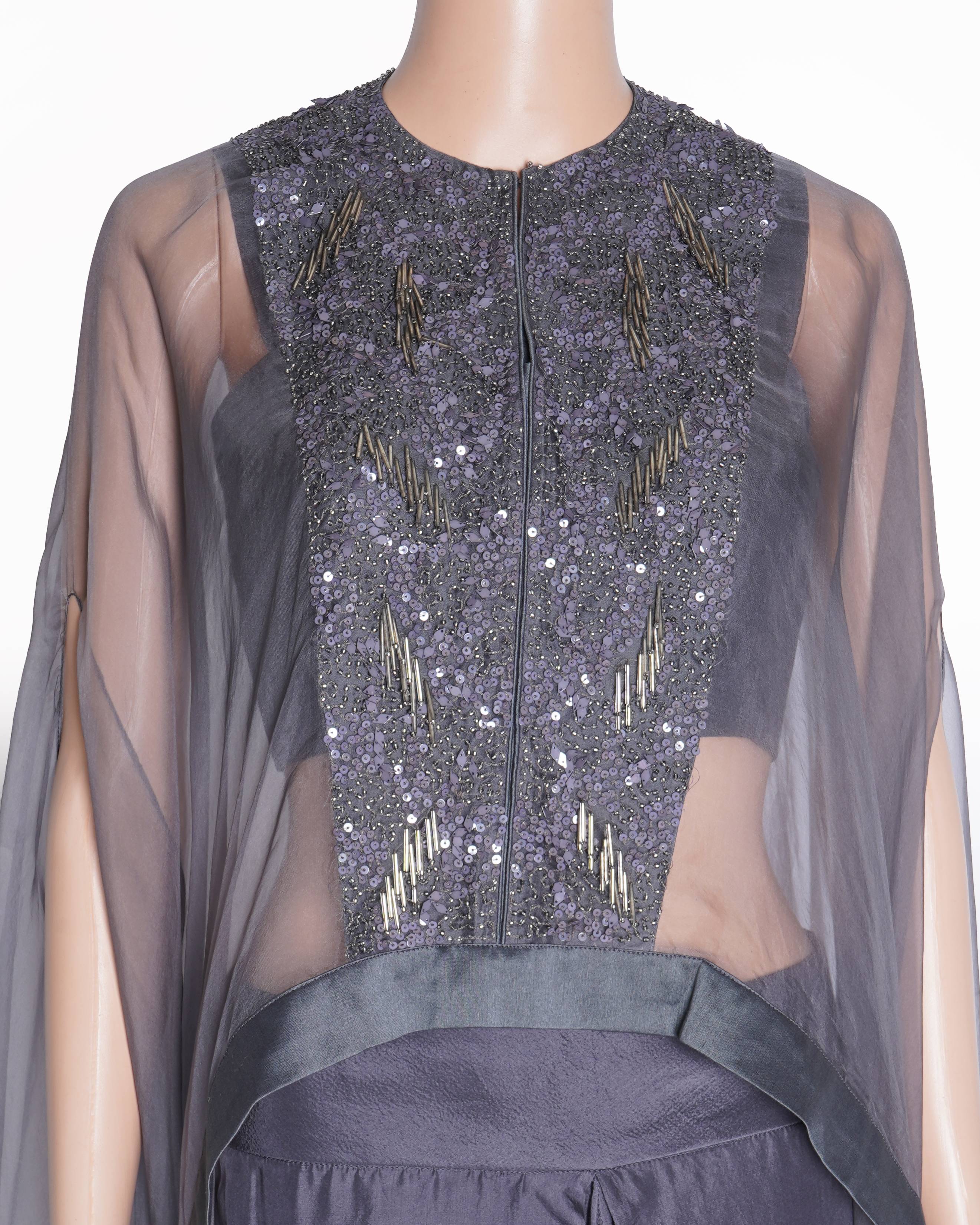 New Maison Blu Hanging Tassel Cape Set