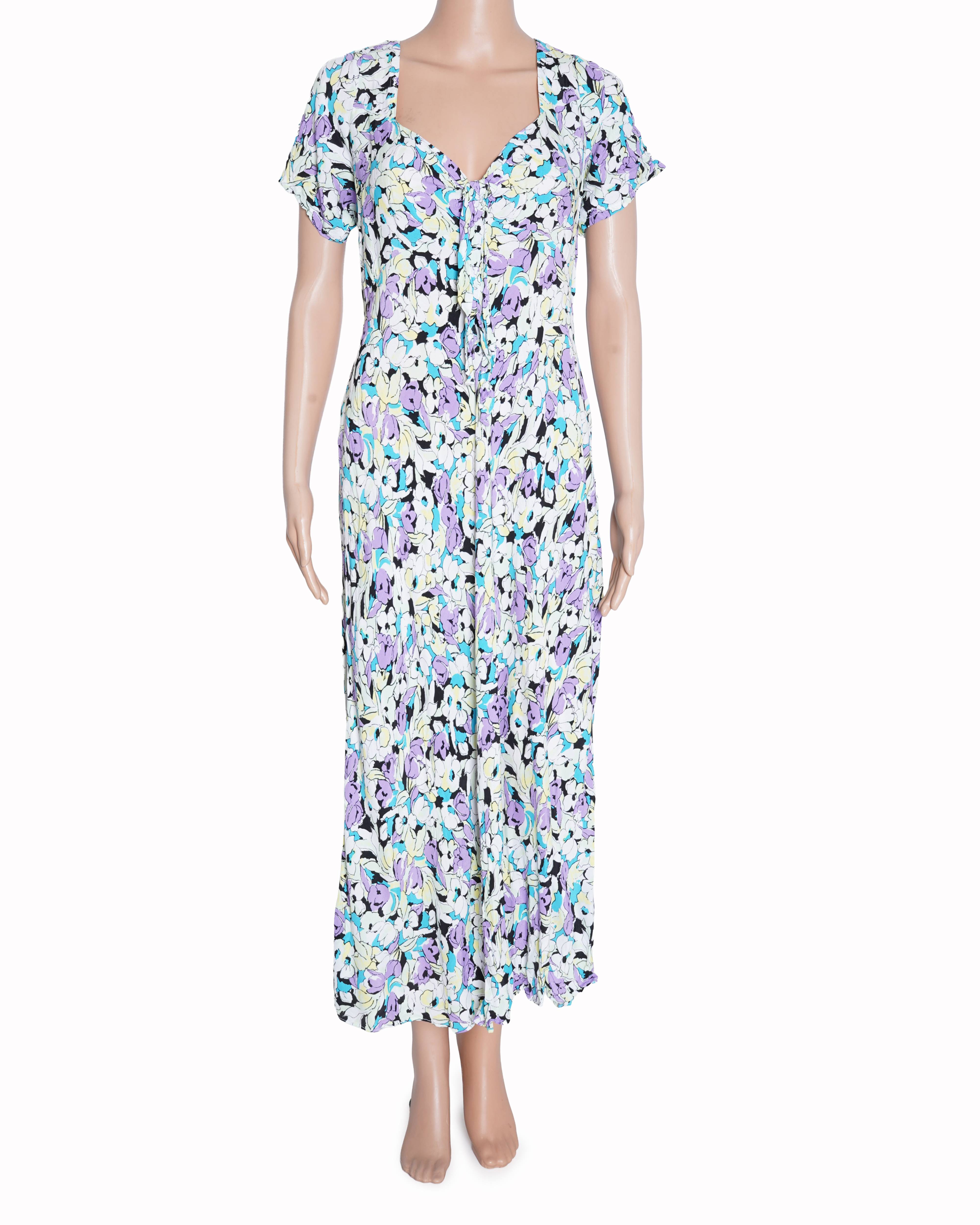 Diane Von Furstenberg Floral Printed Dress