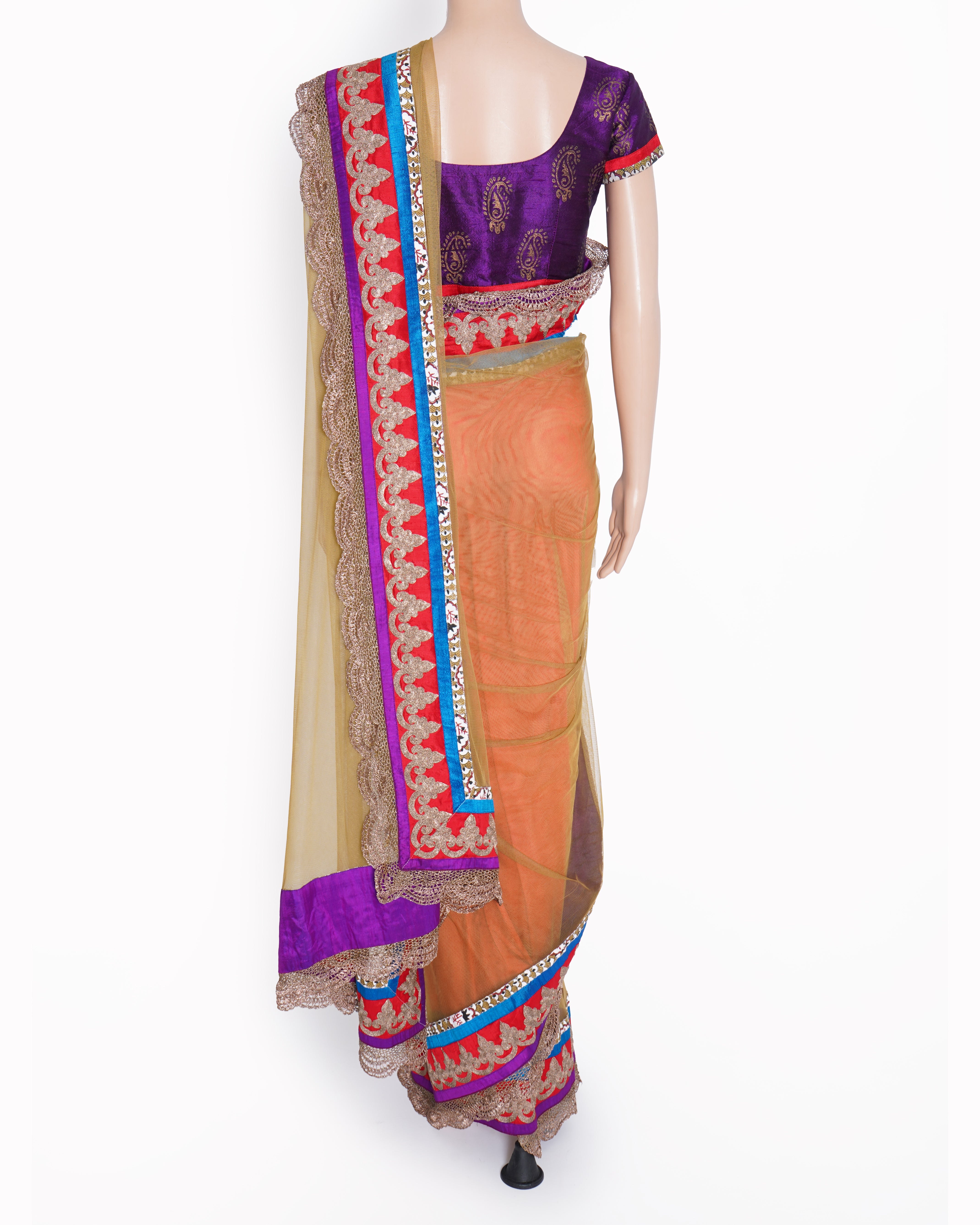 Anamika Khanna Net saree with blouse