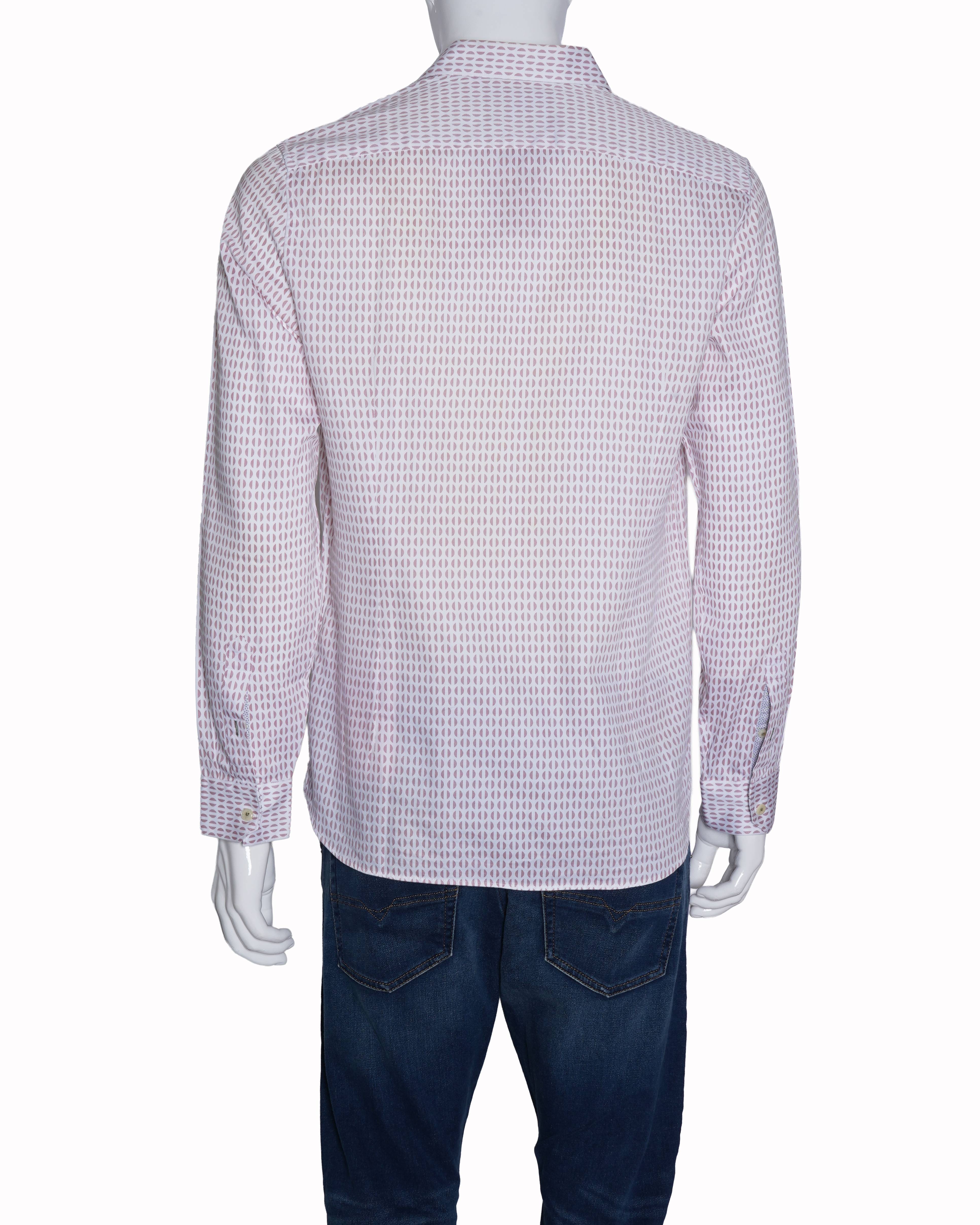 Ted baker printed motif men's shirt