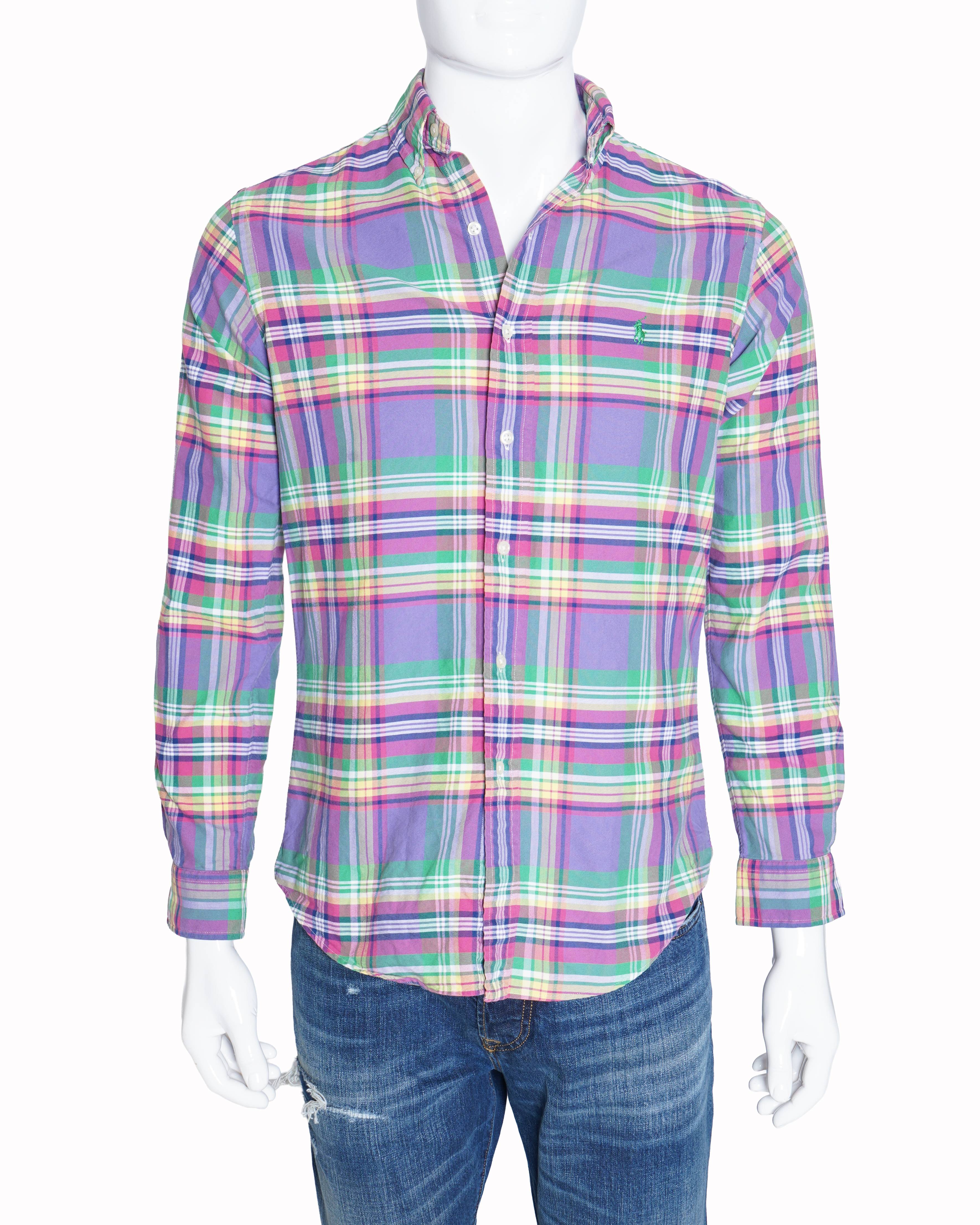 Ralph Lauren multicolour checkered full sleeve shirt for men
