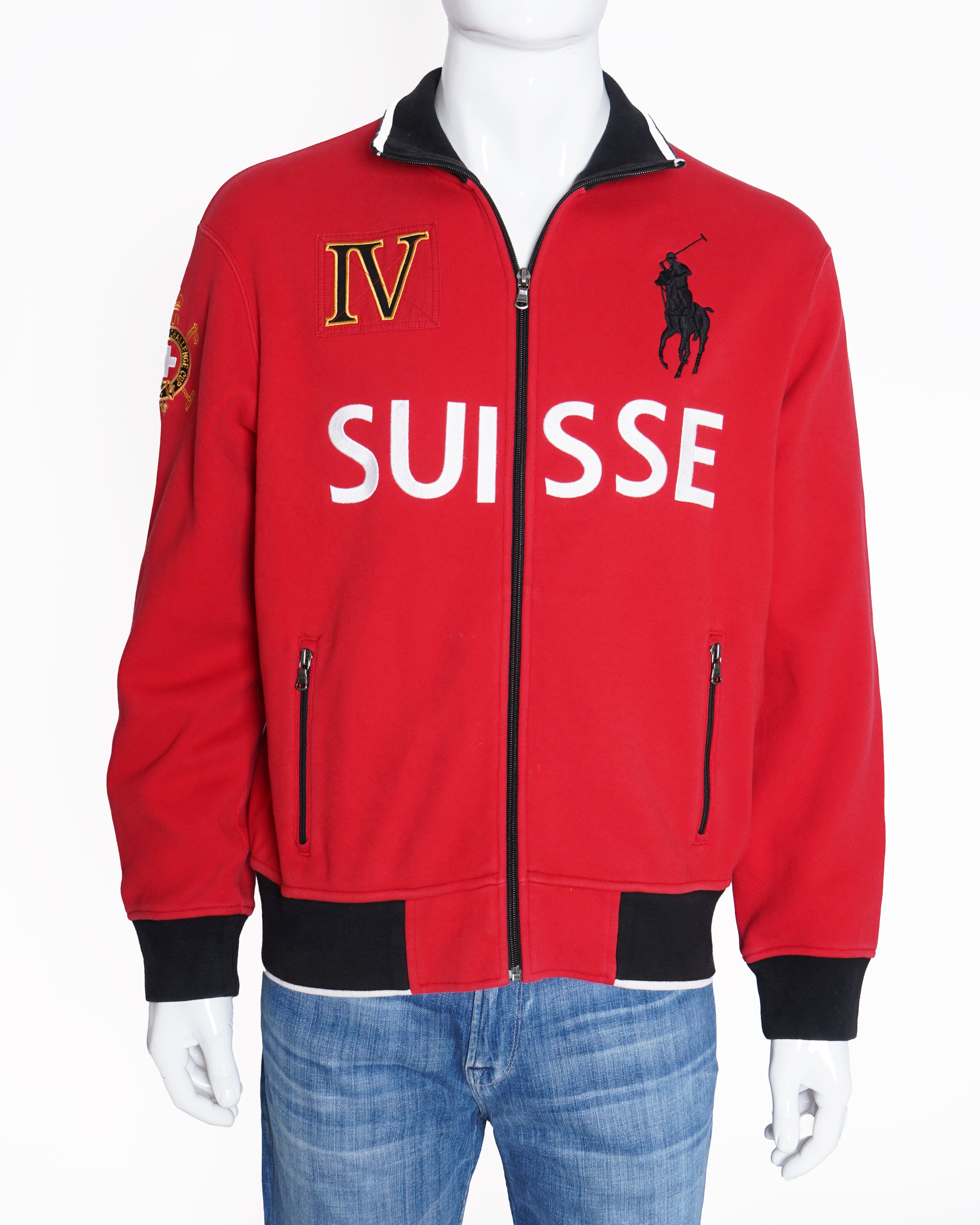 Polo Ralph Lauren Red Zipper Jacket