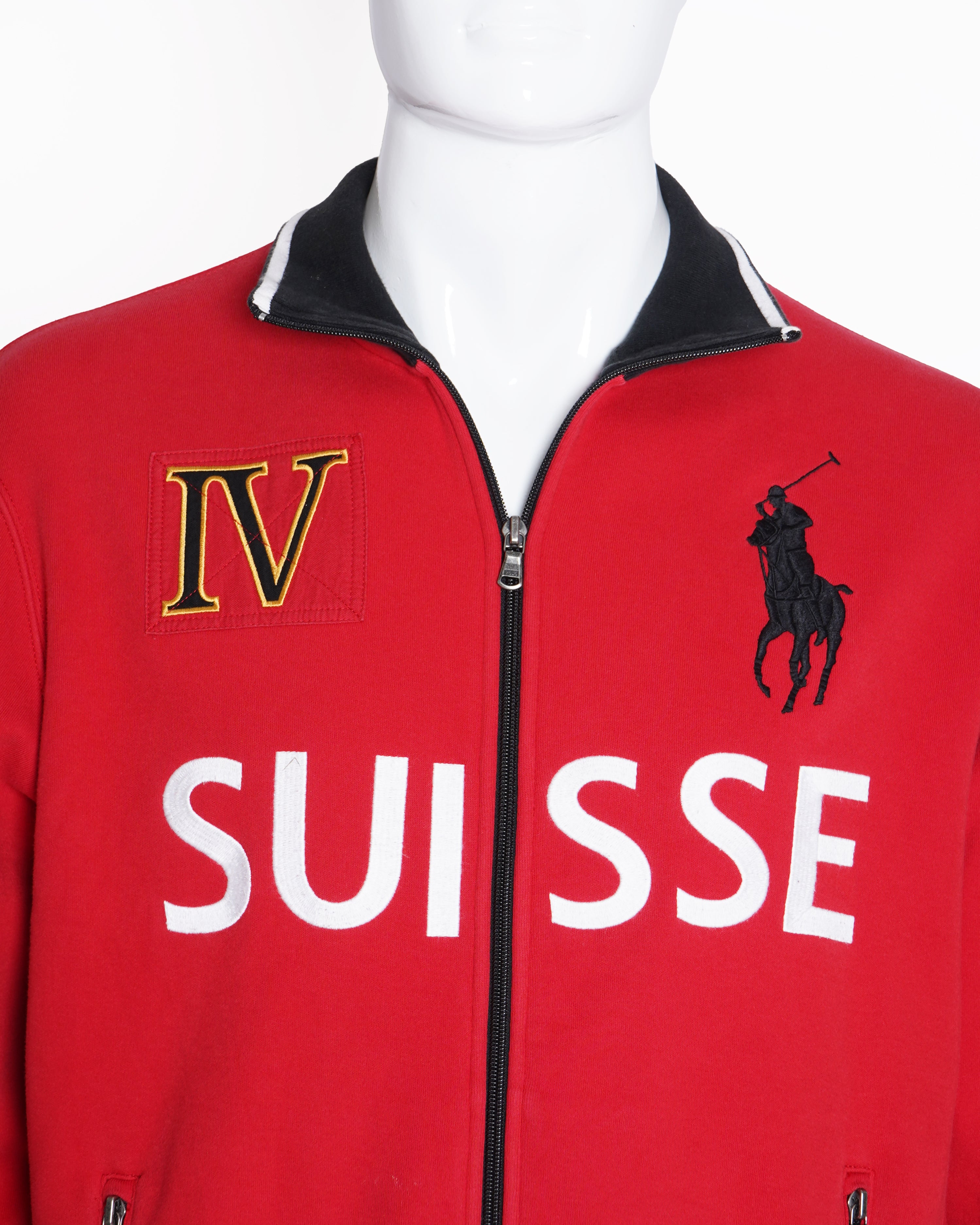Polo Ralph Lauren Red Zipper Jacket