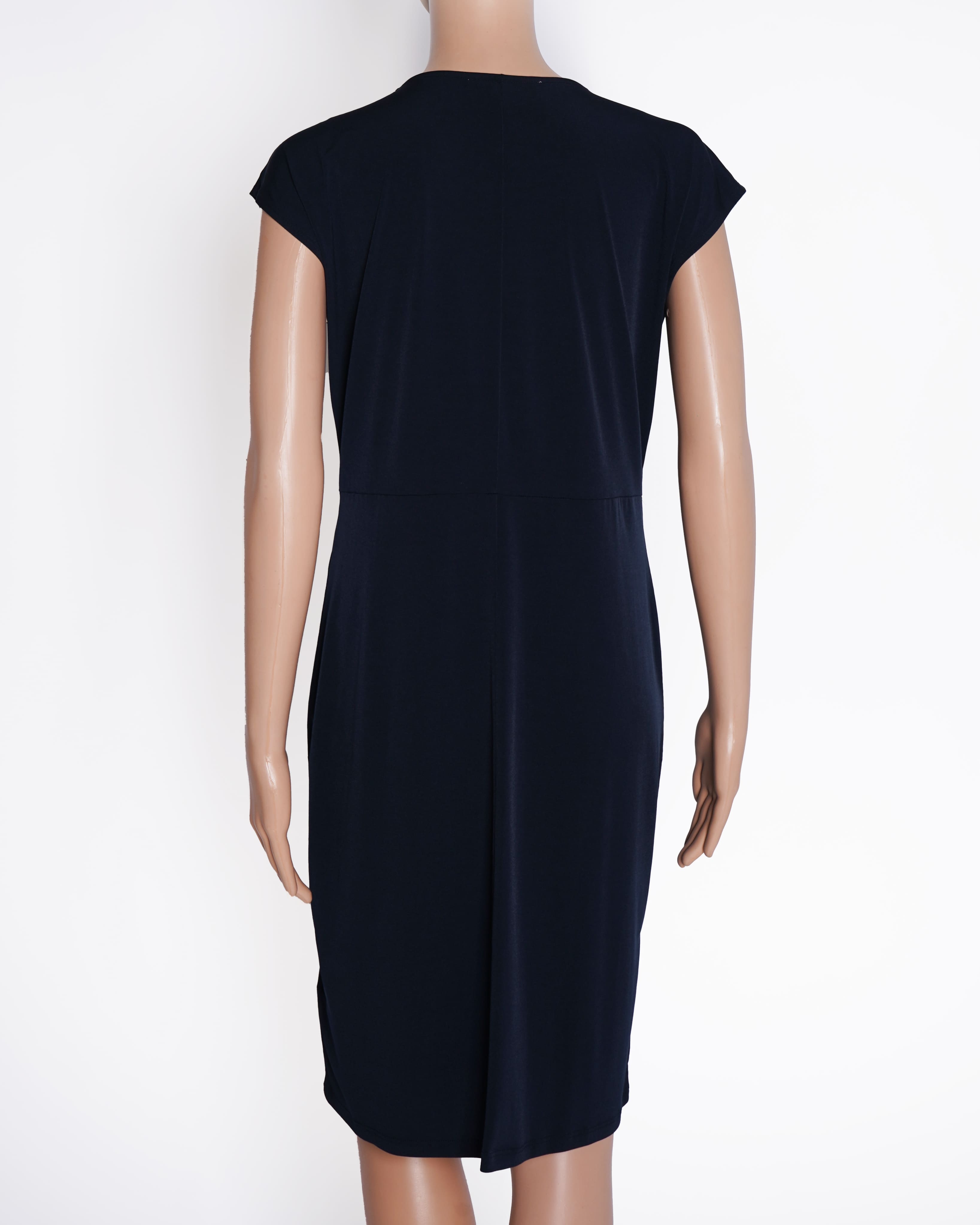 Michael kors v neck blue dress