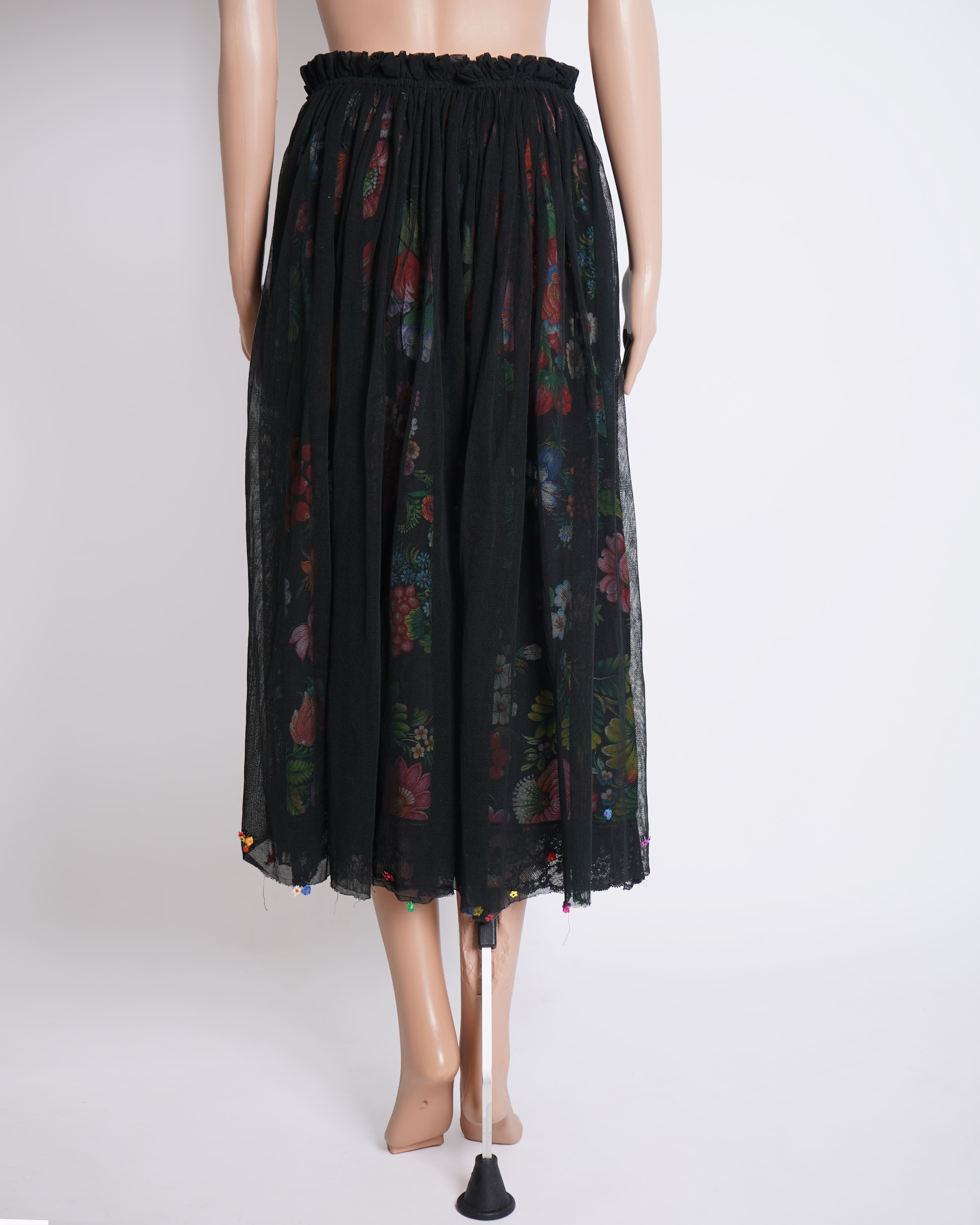 Pero Layered Skirt In Black