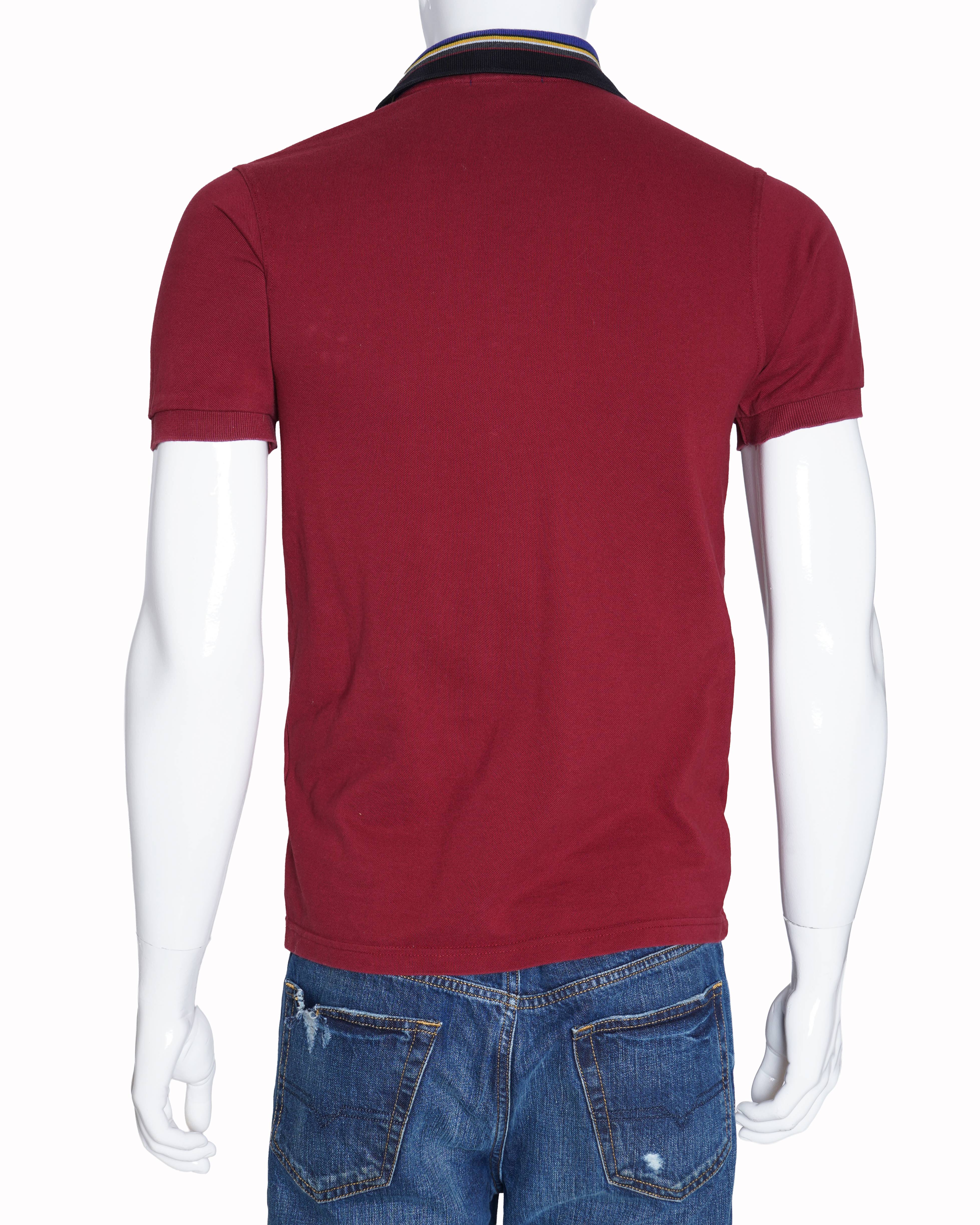 Fred Perry Maroon Polo T-Shirt