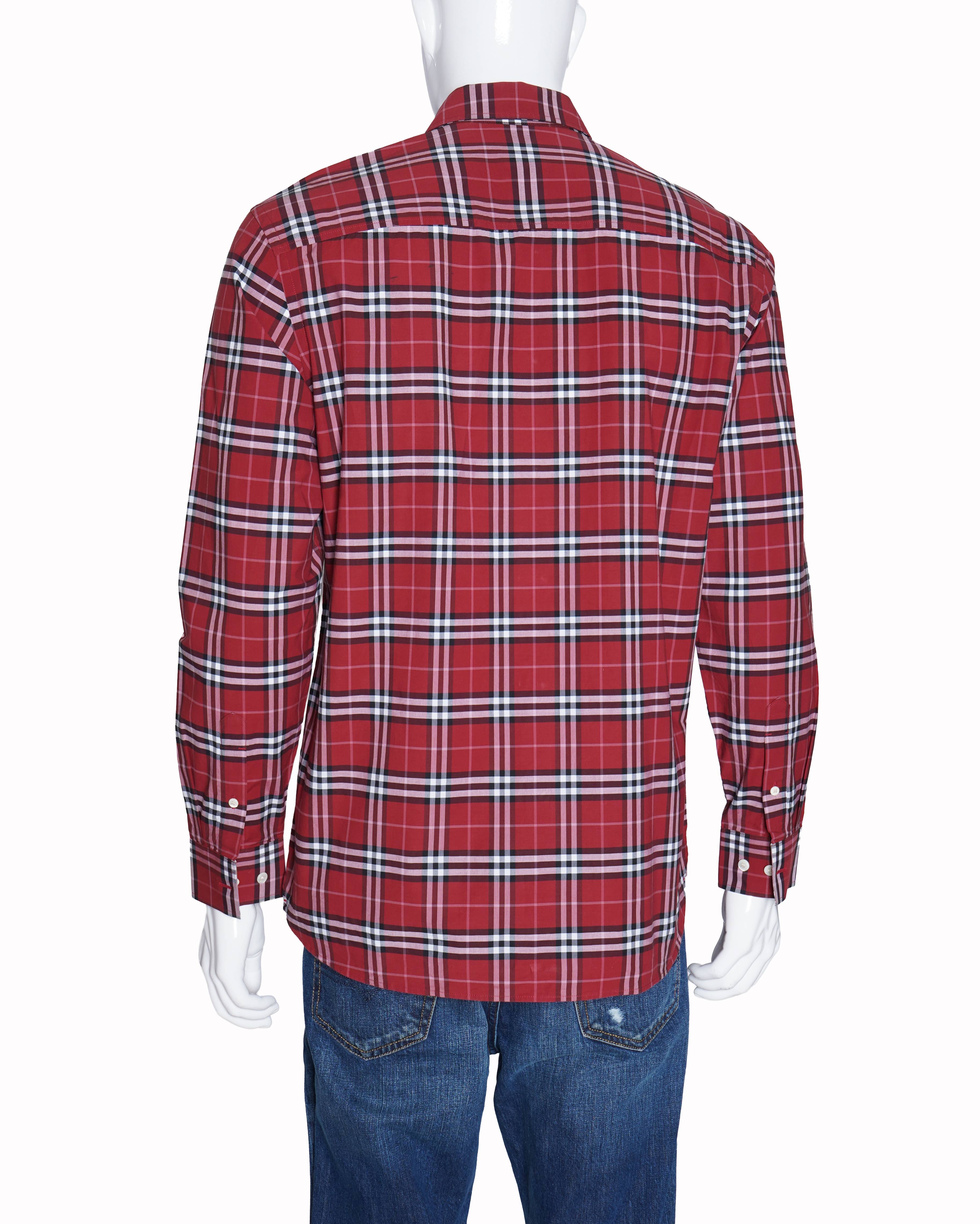 Burberry Red check Shirt