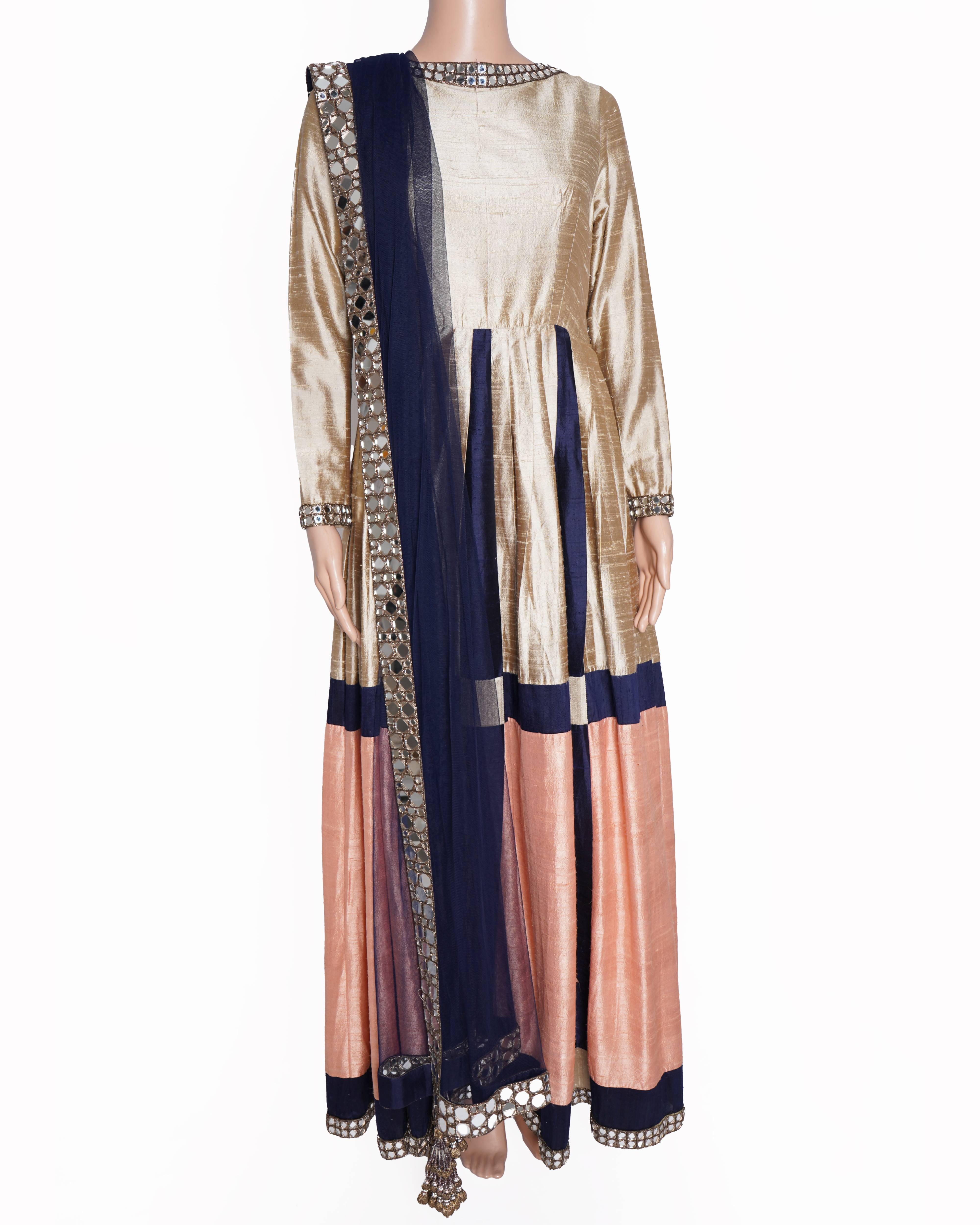 Manish Malhotra Anarkali Set Wit Mirror Work