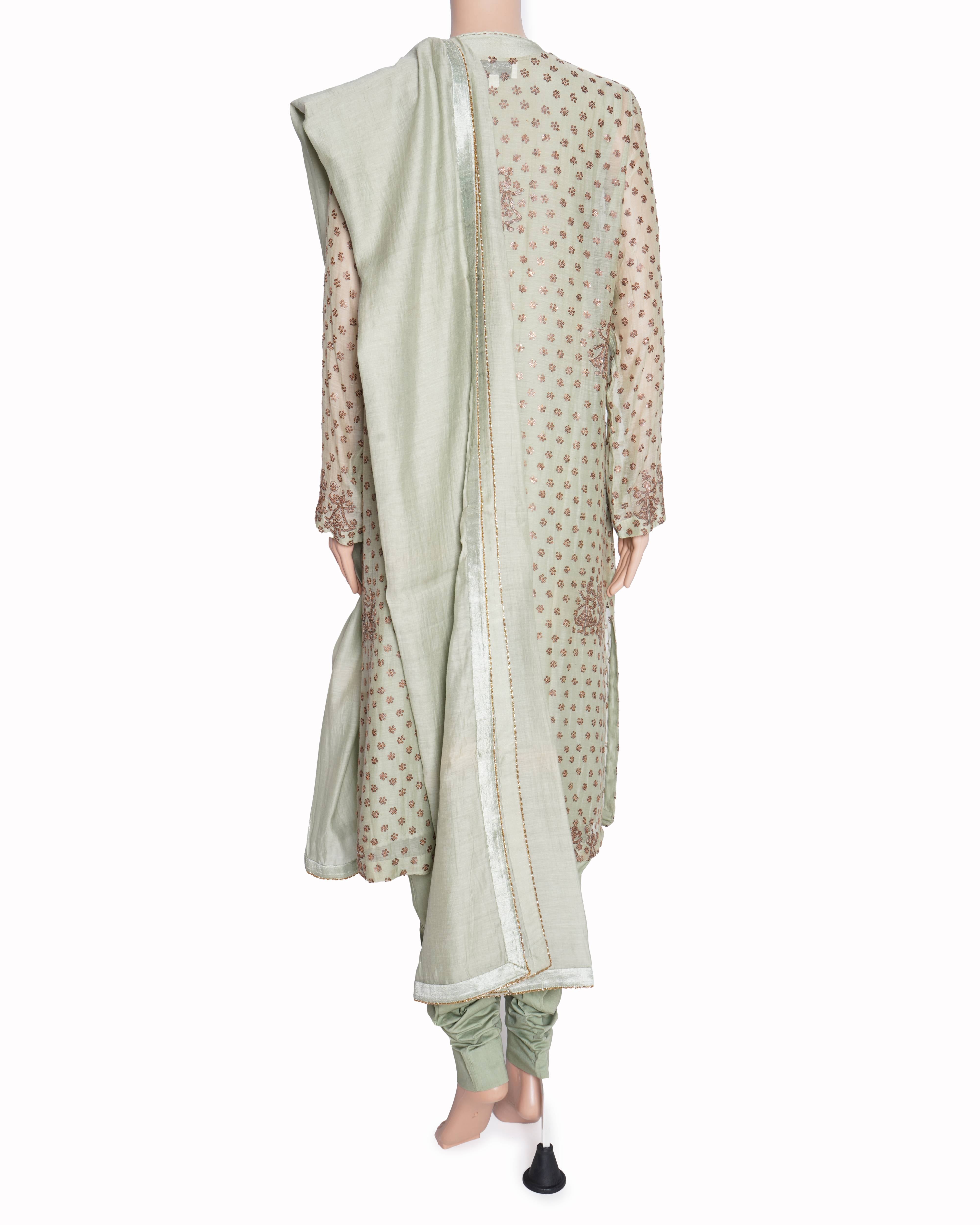 Anamika Khanna Sequins Embroidered Kurta set of 4