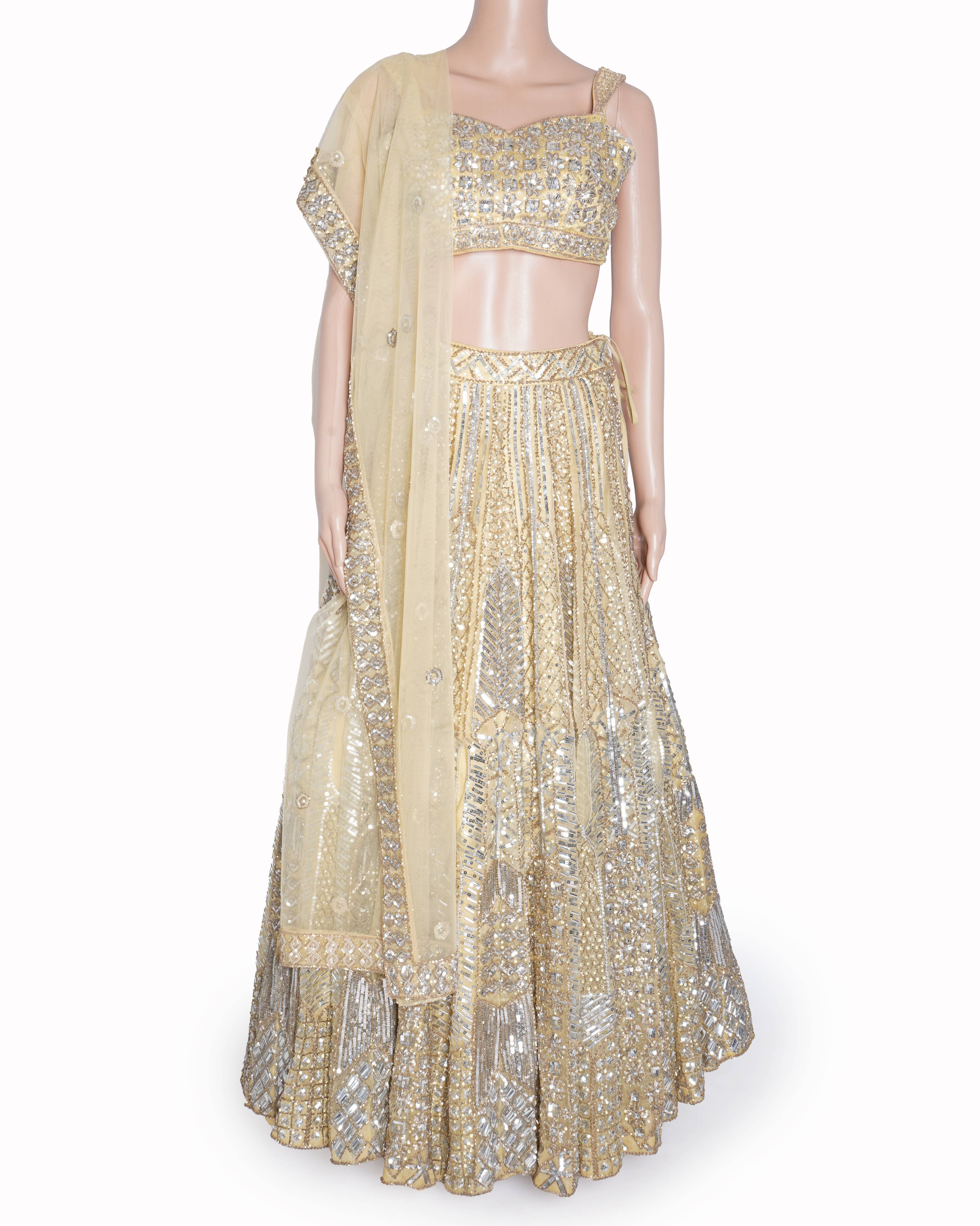 Angad Singh Embroidered Lehenga Set of 3