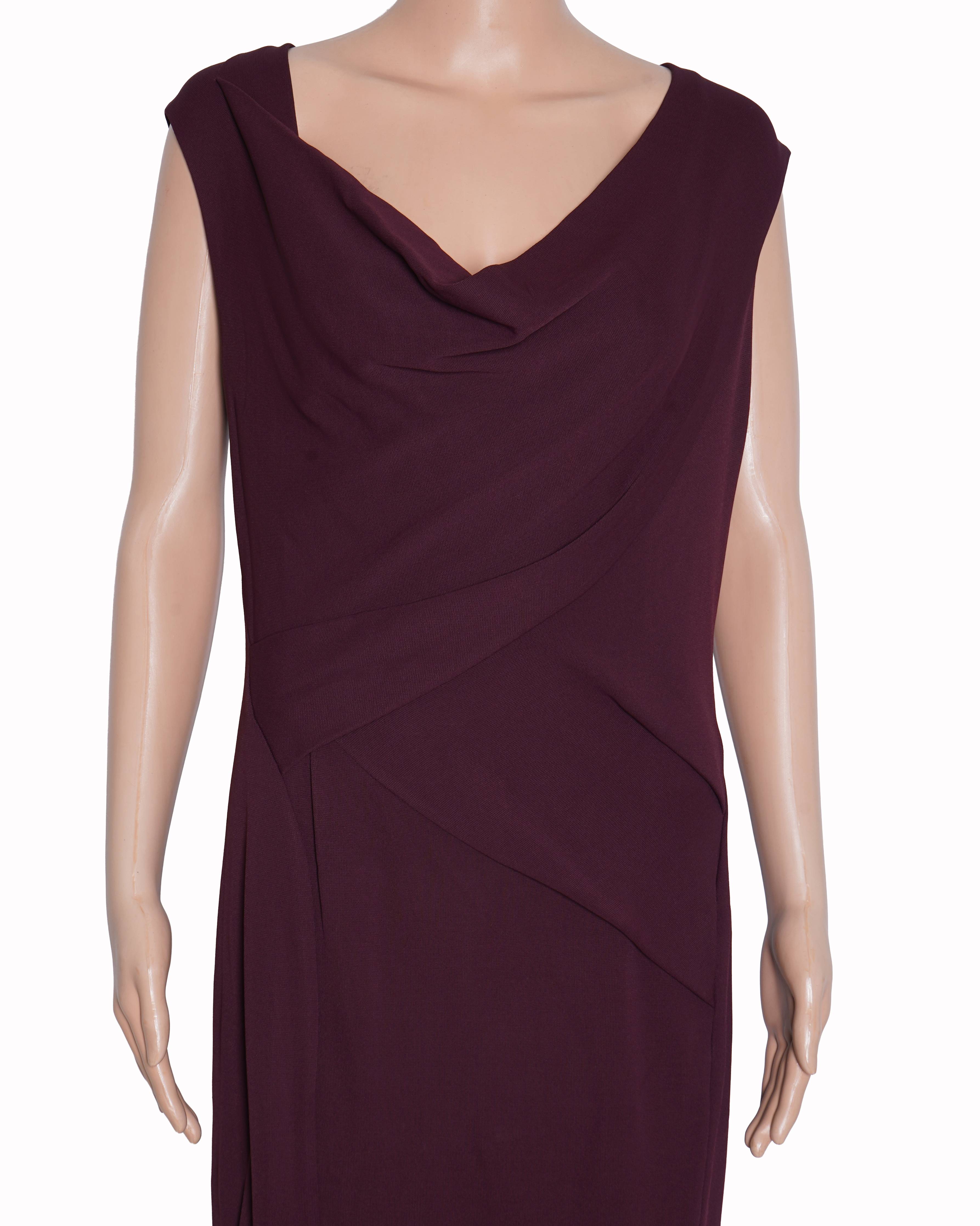Donna Karan maroon mini dress