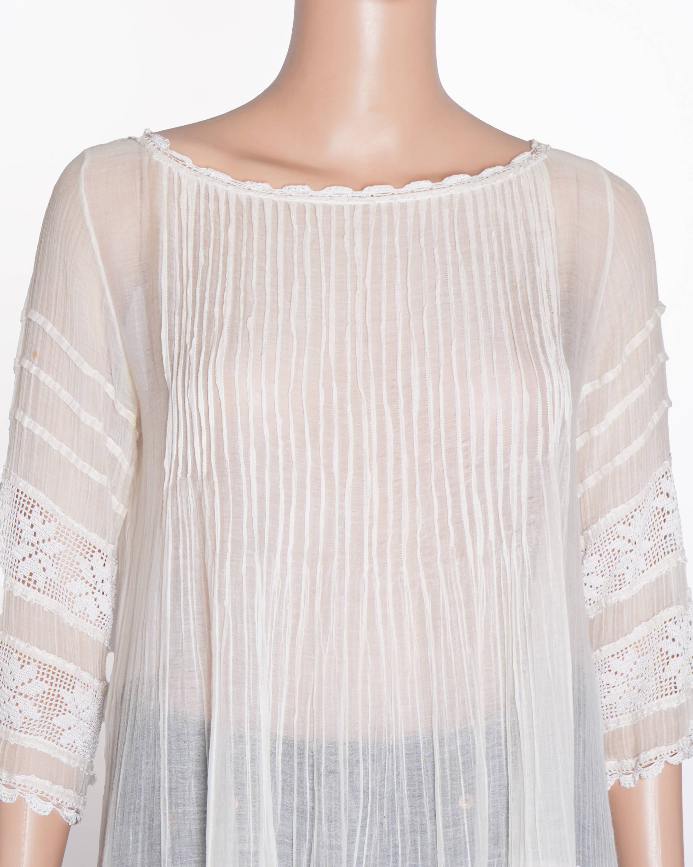 Pero Lace Top In White
