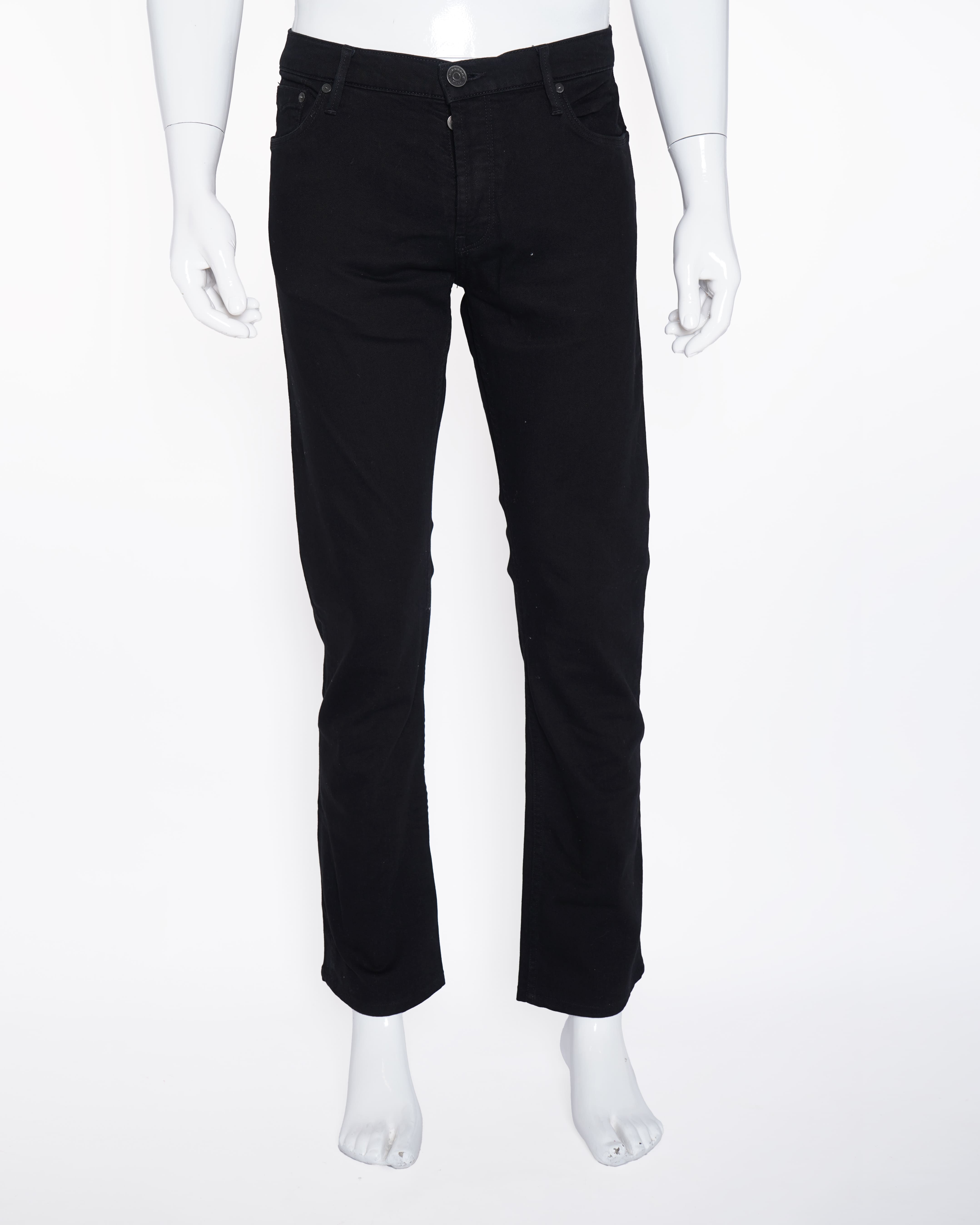 Burberry brit black straight fit jeans
