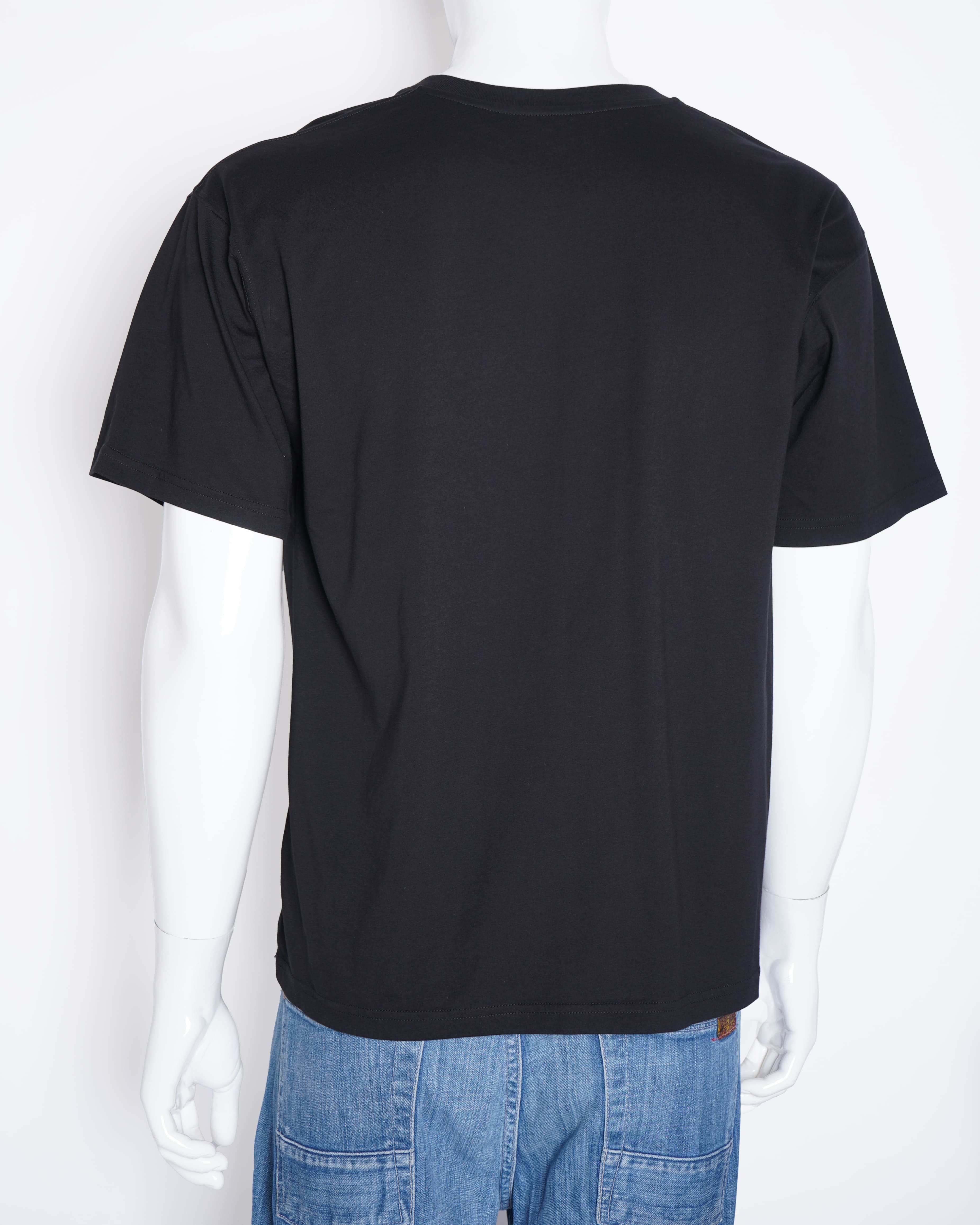 Moschino black half sleeve shirt for men