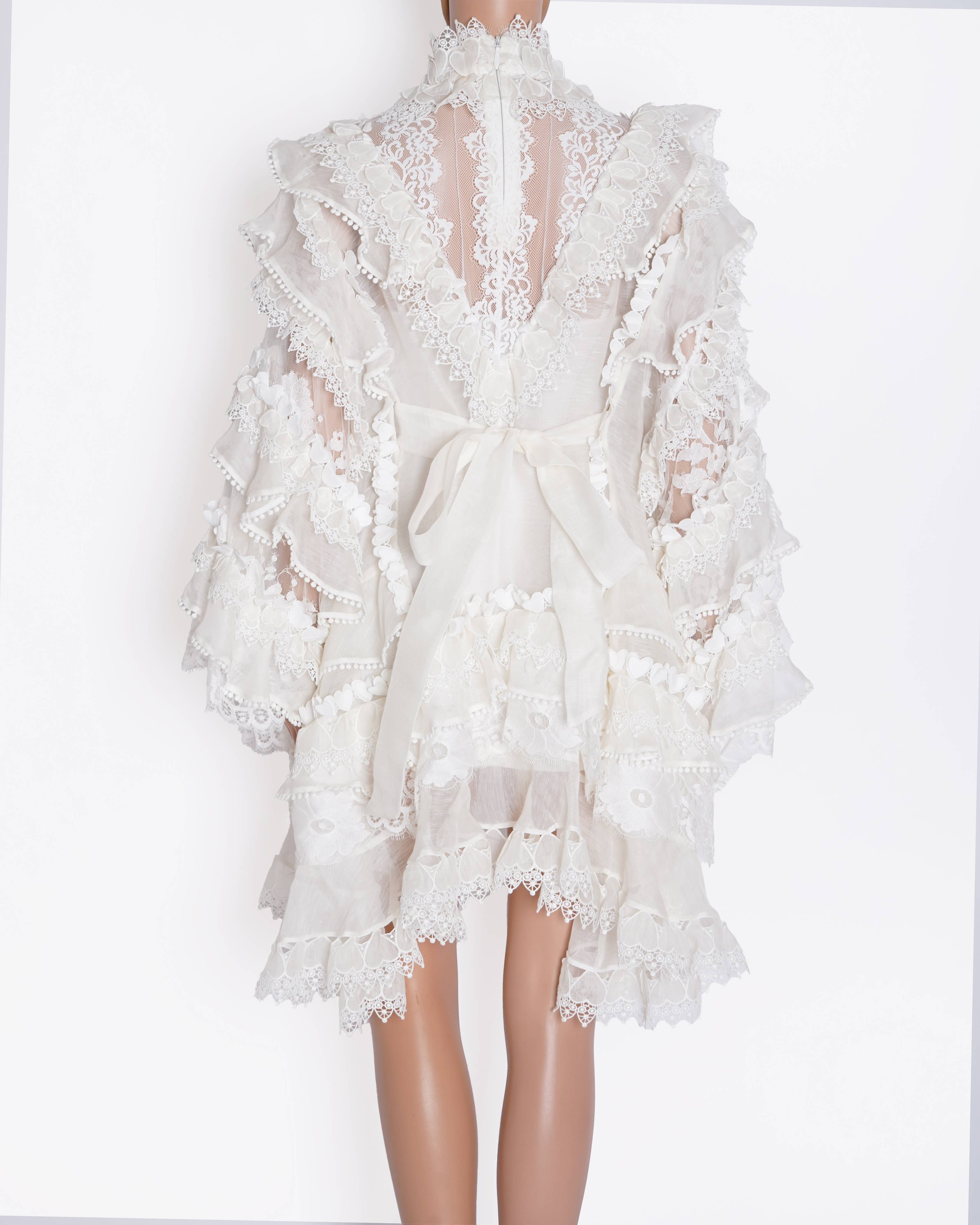 Zimmermann Crush Heart Mini Dress