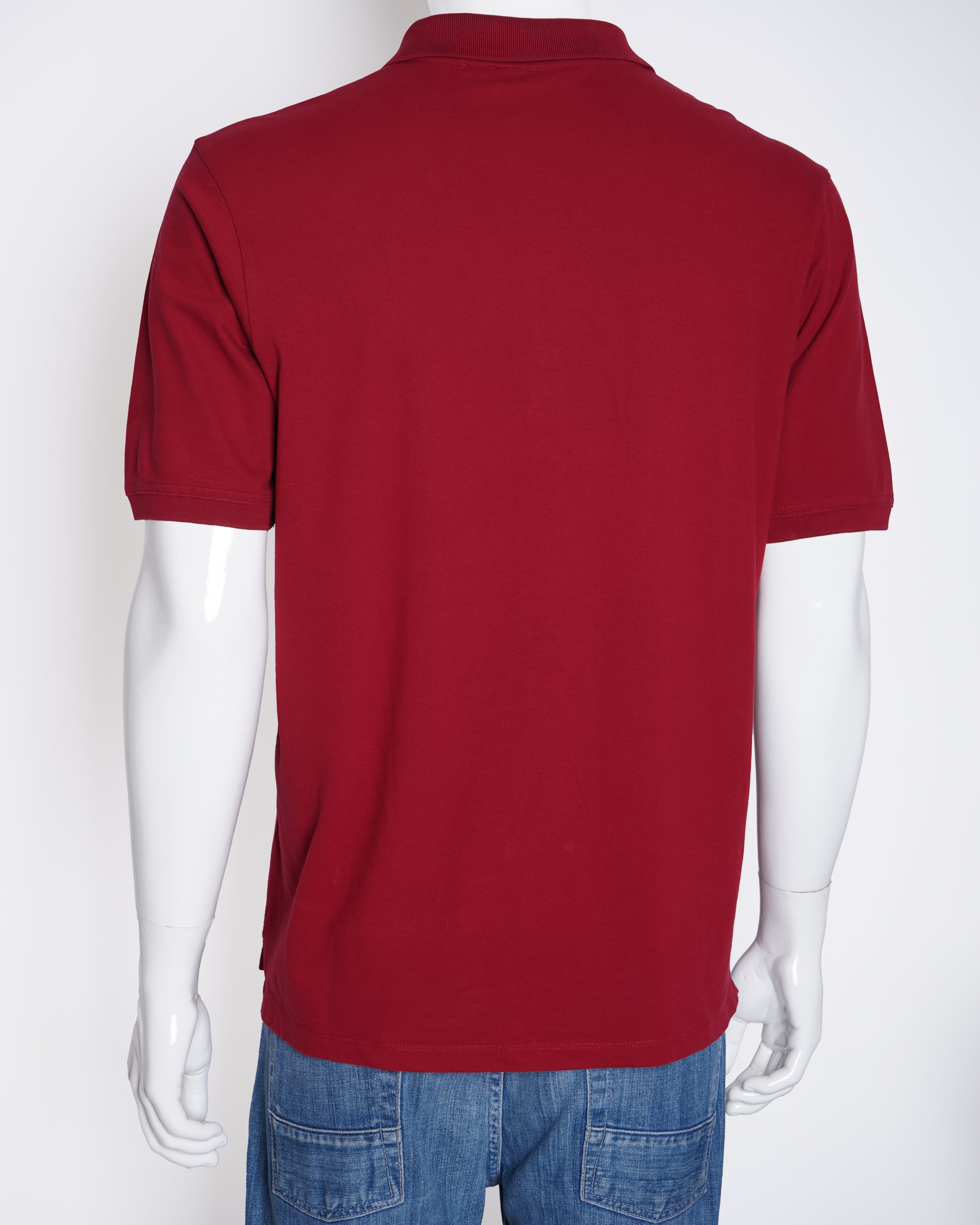 Hugo Boss Polo Men's Tshirt In Dark Red