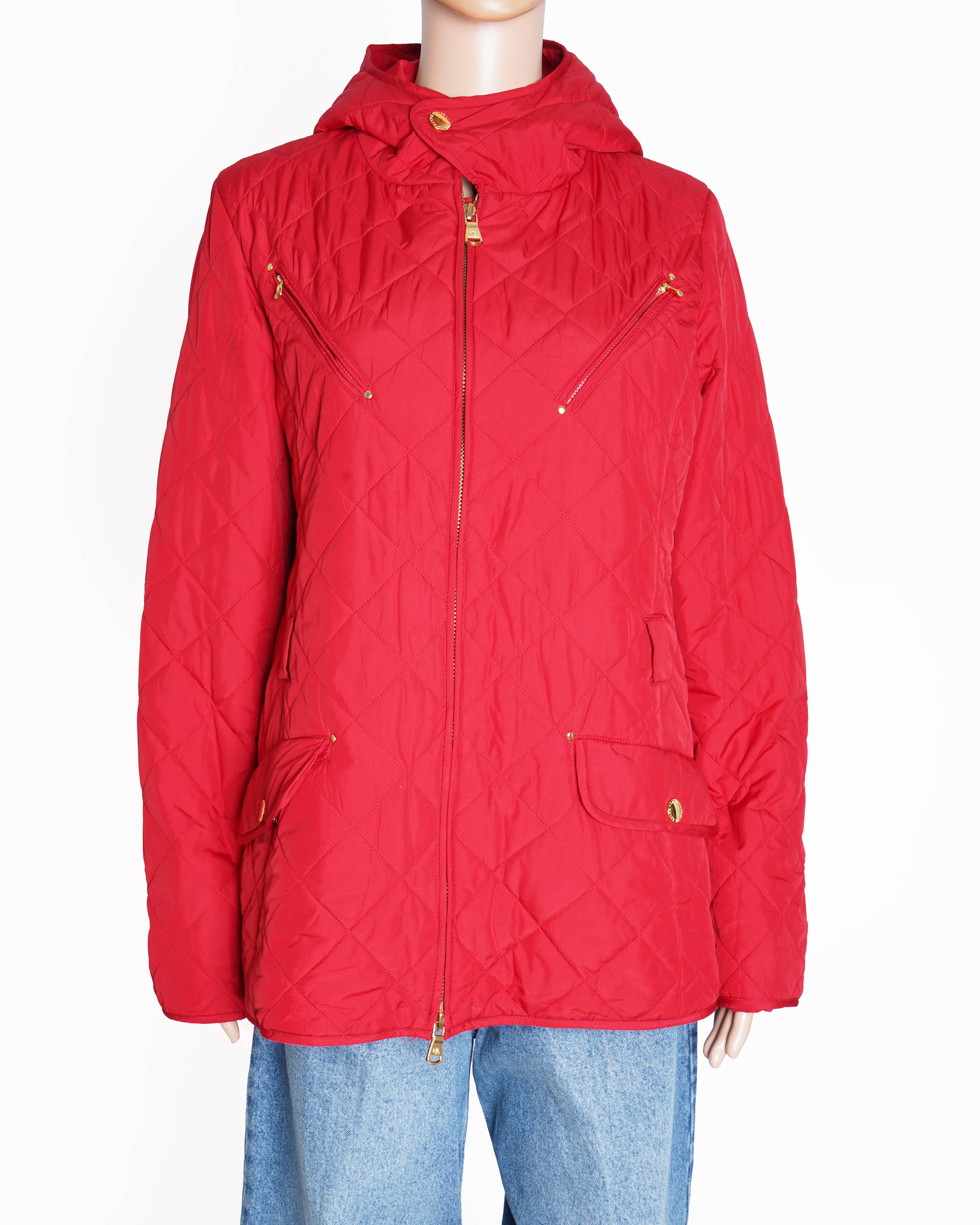 Lauren By Ralph Lauren Red Overcoat