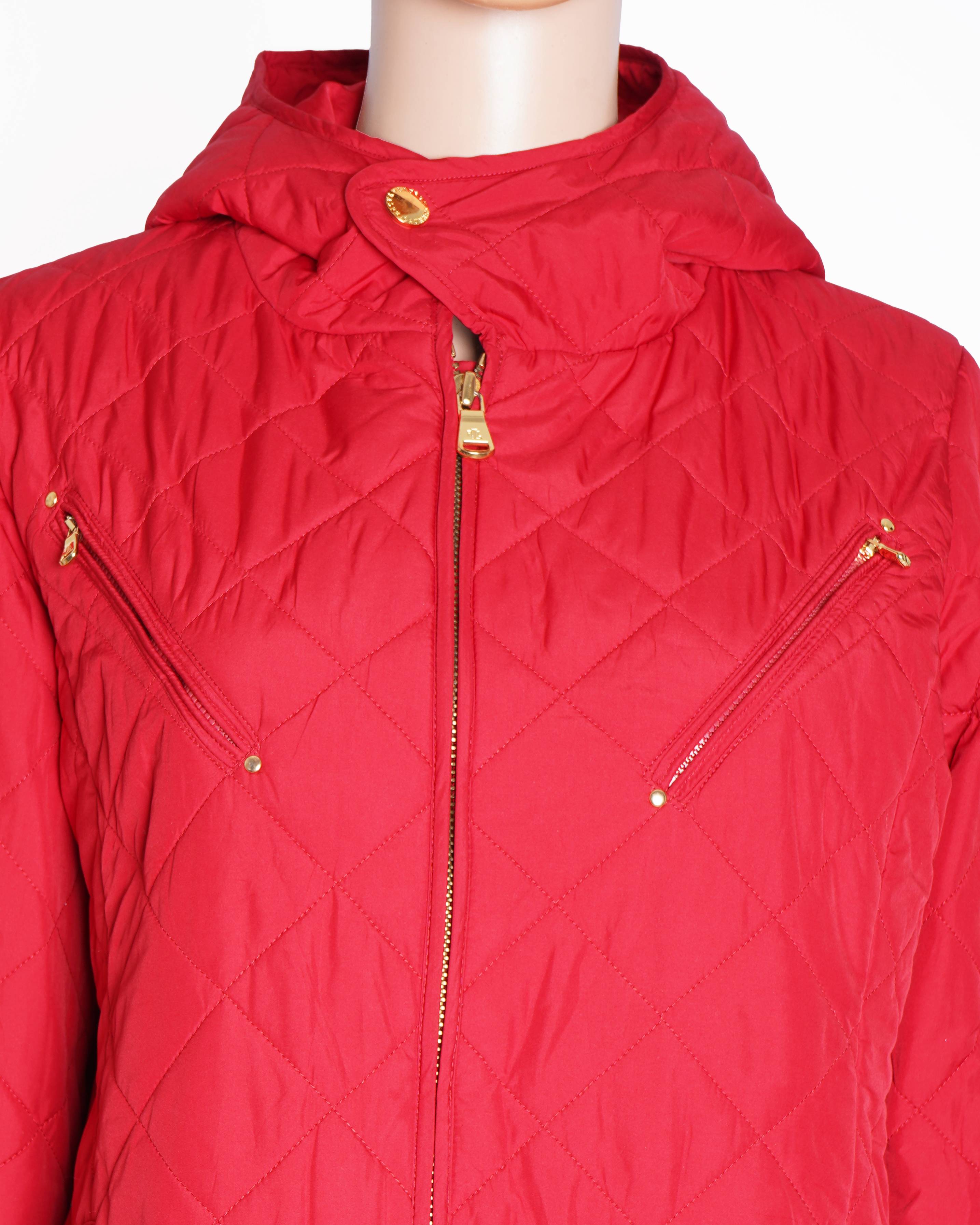 Lauren By Ralph Lauren Red Overcoat