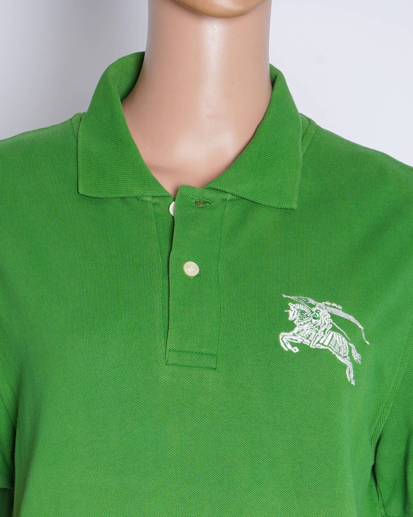 Burberry Green polo T shirt