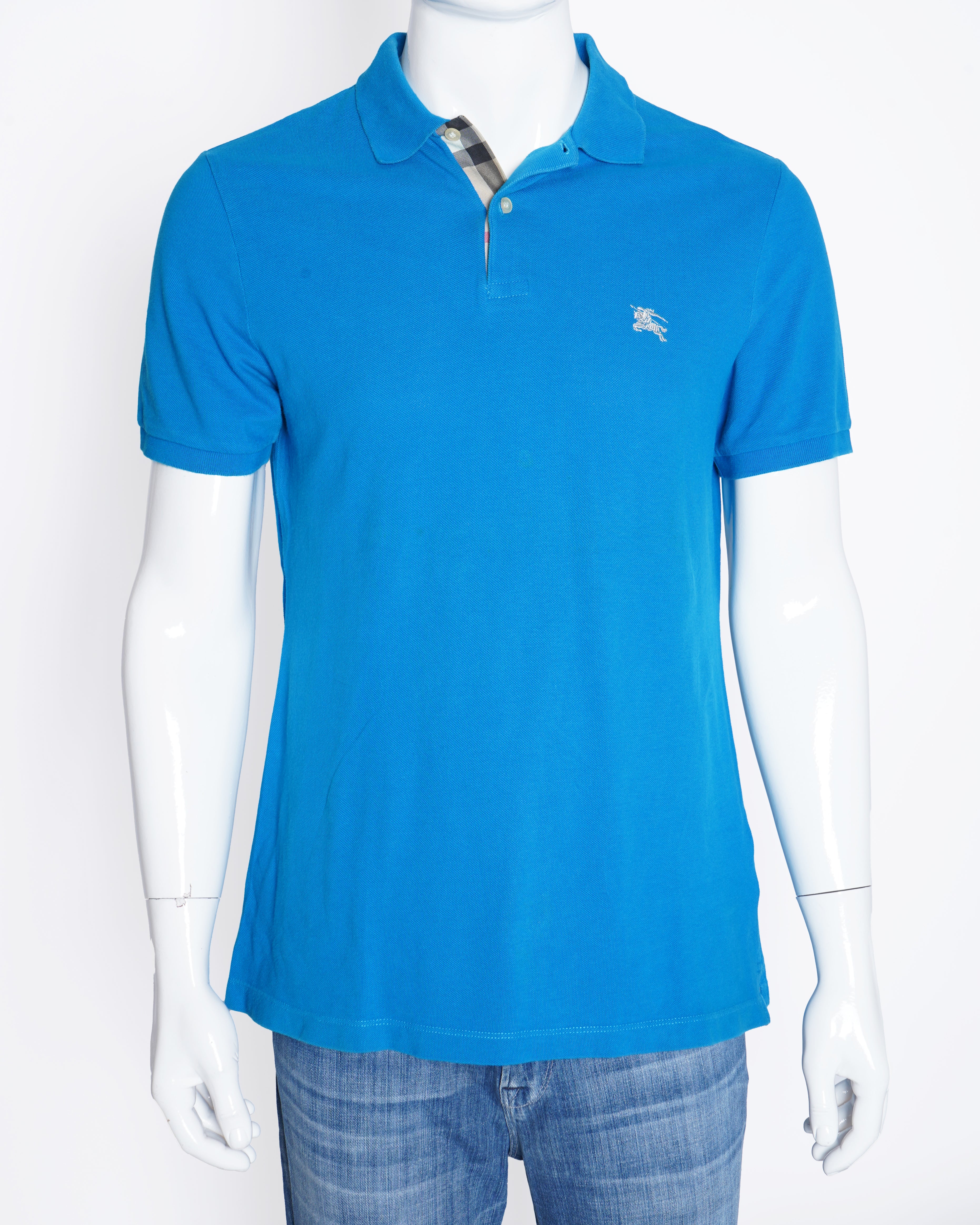 Burberry Electric Blue Polo T-shirt