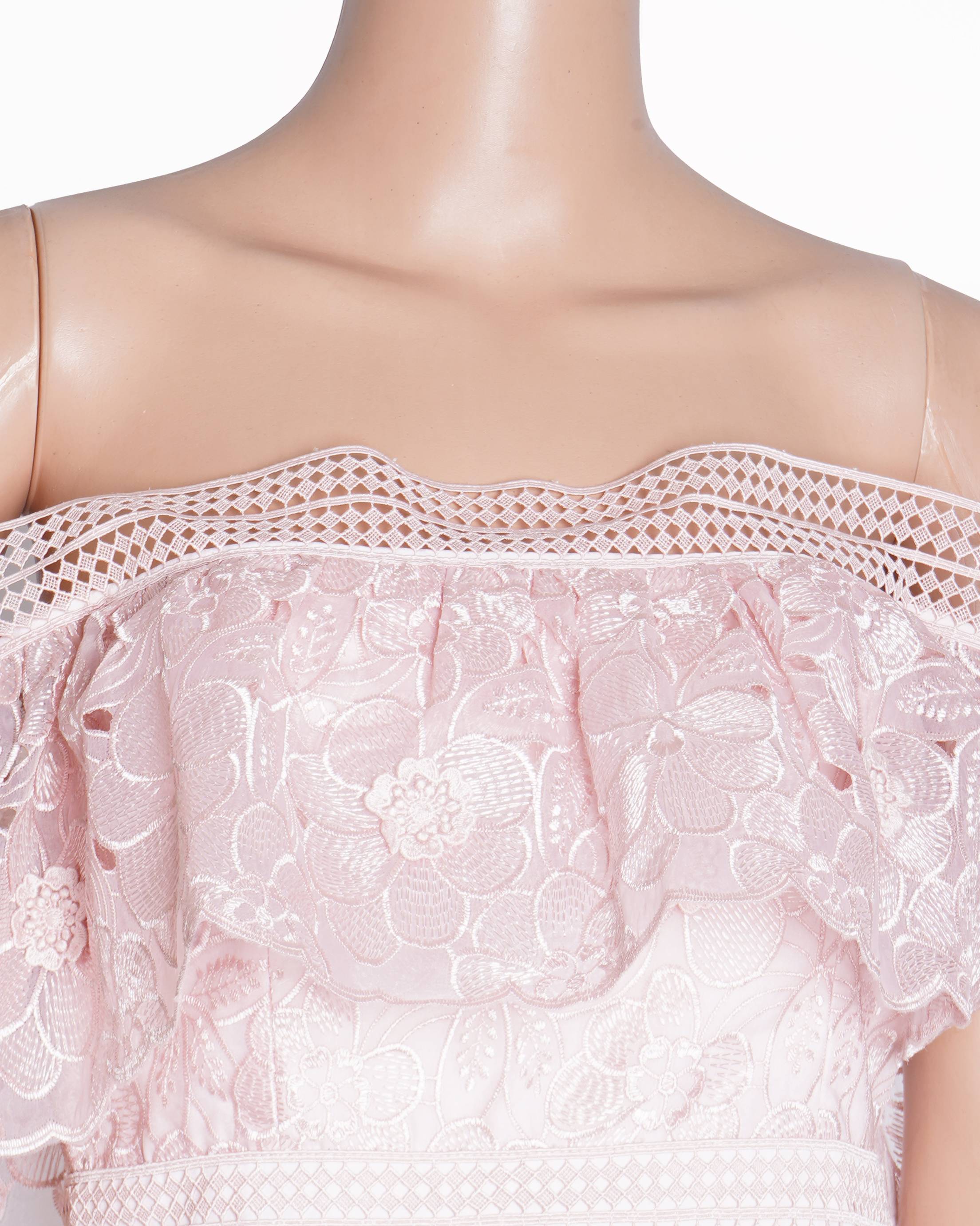 Self portrait
Blush 3D Flower Off the Shoulder Mini Dress