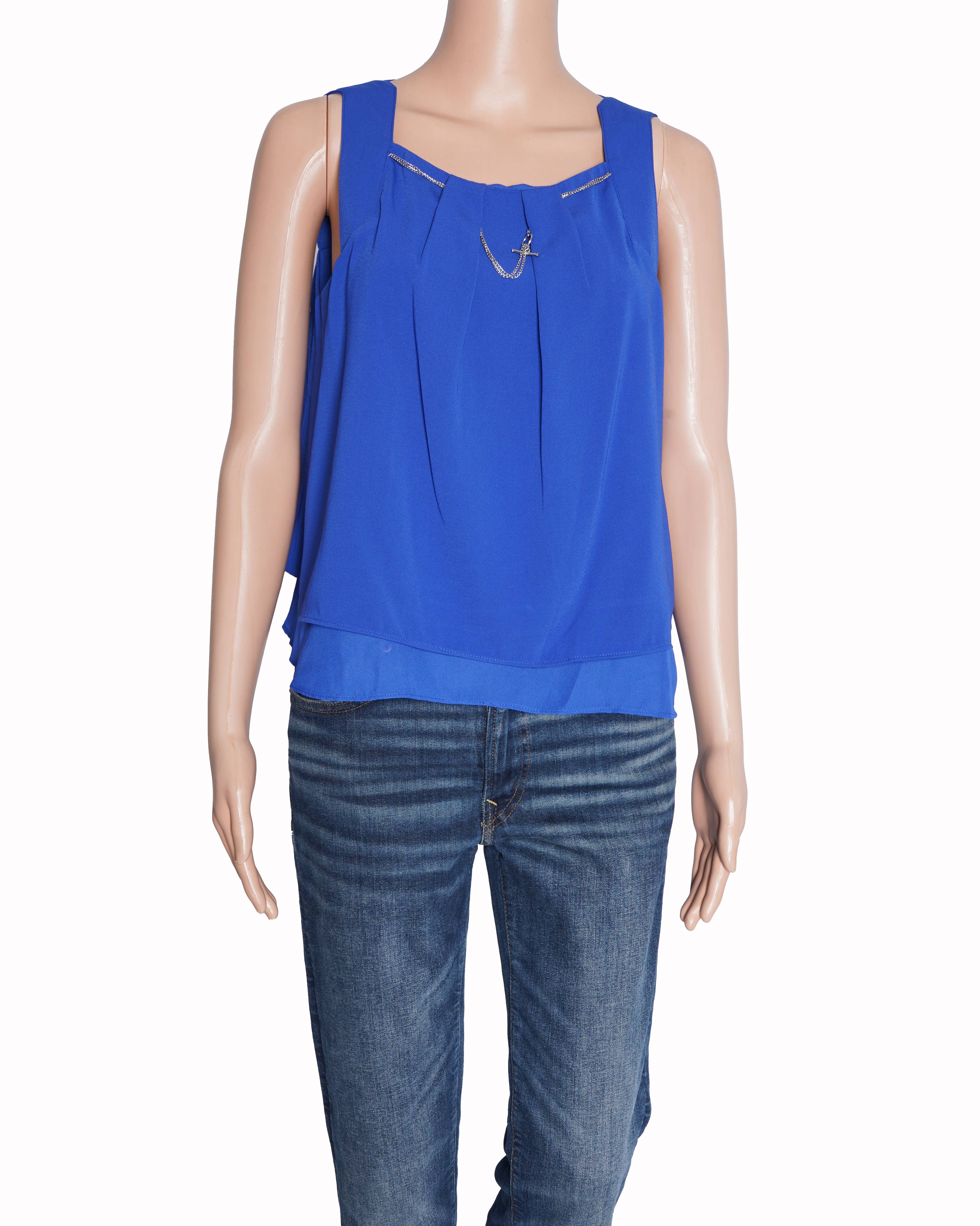 Coast Sleeveless Top In Blue