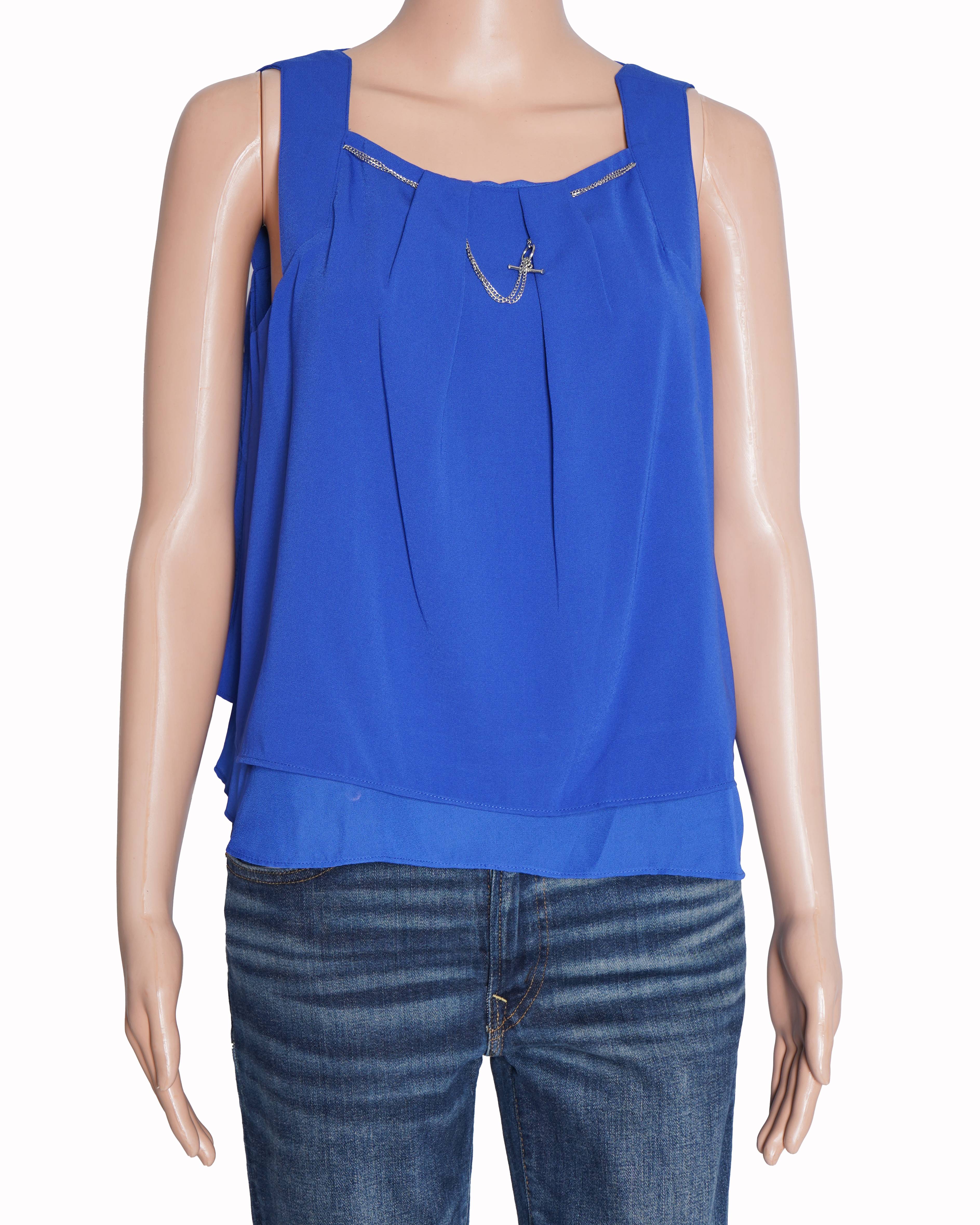 Coast Sleeveless Top In Blue