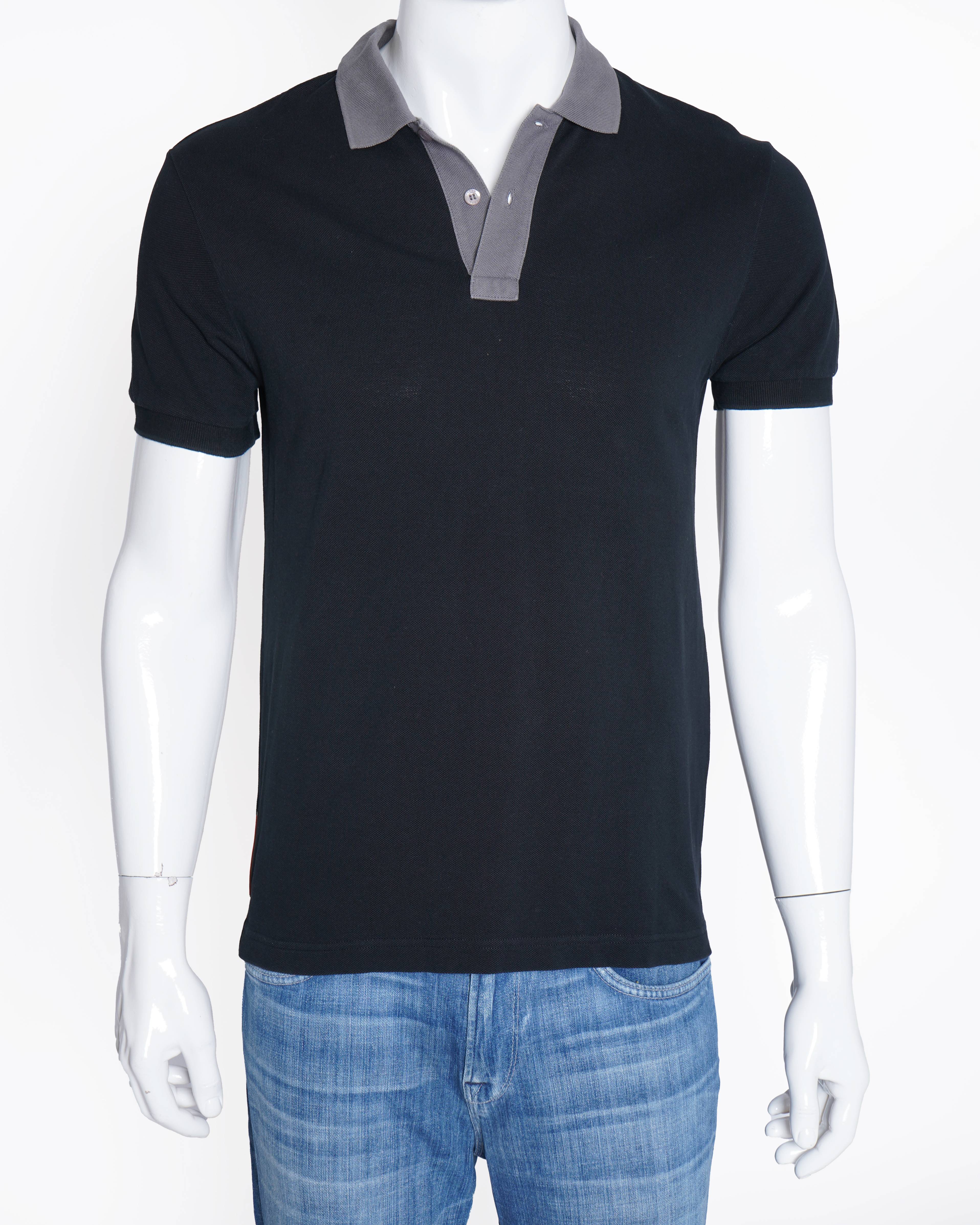 Prada Black Polo T- shirt