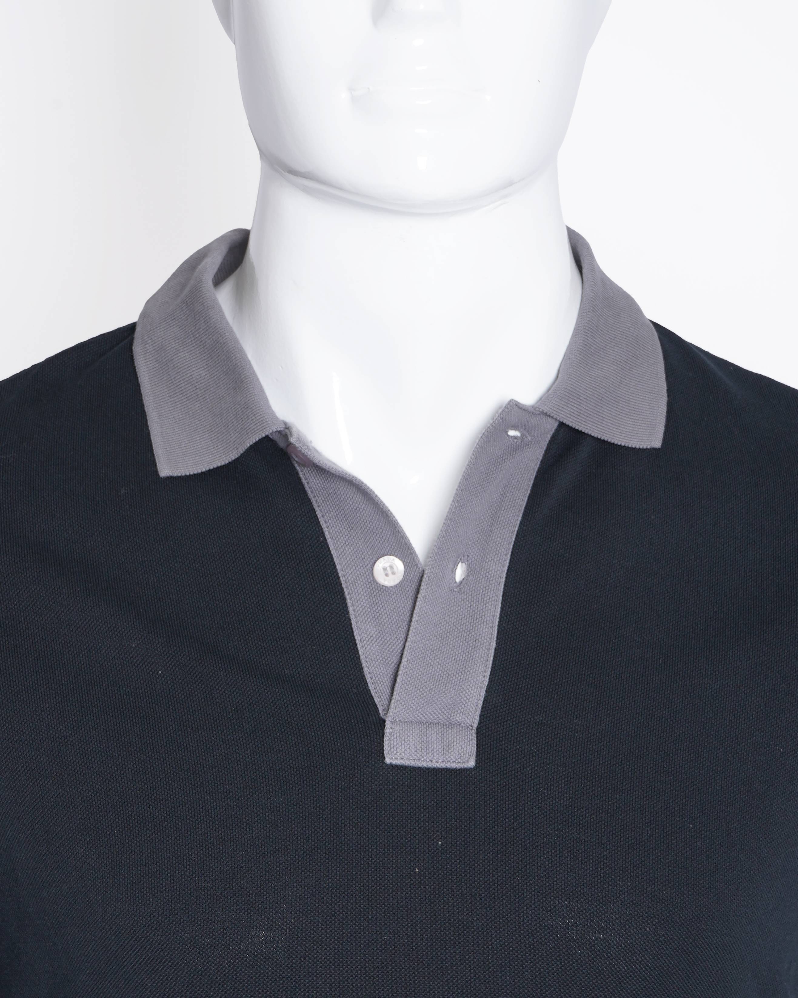 Prada Black Polo T- shirt
