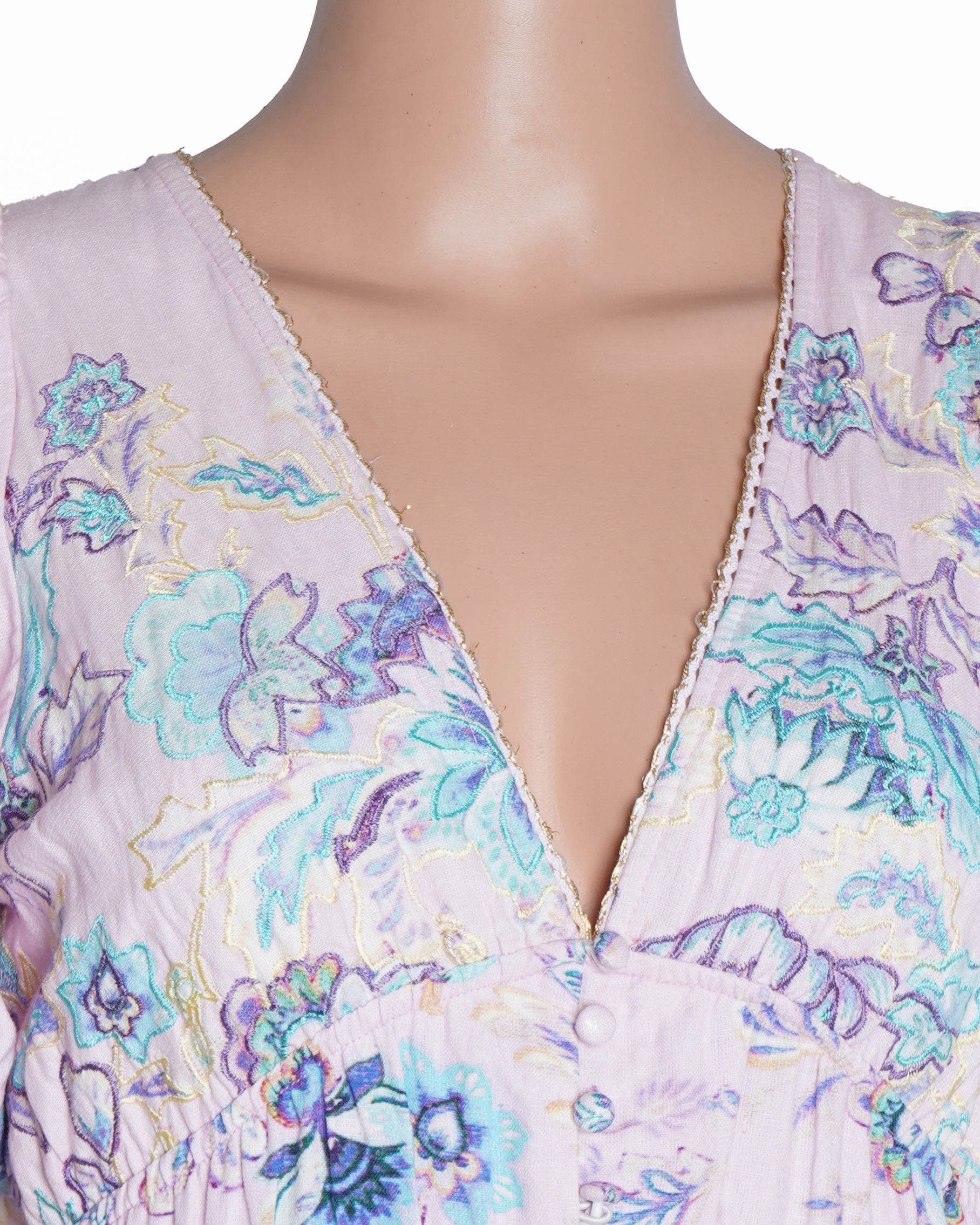 Hemant and Nandita floral print mini dress