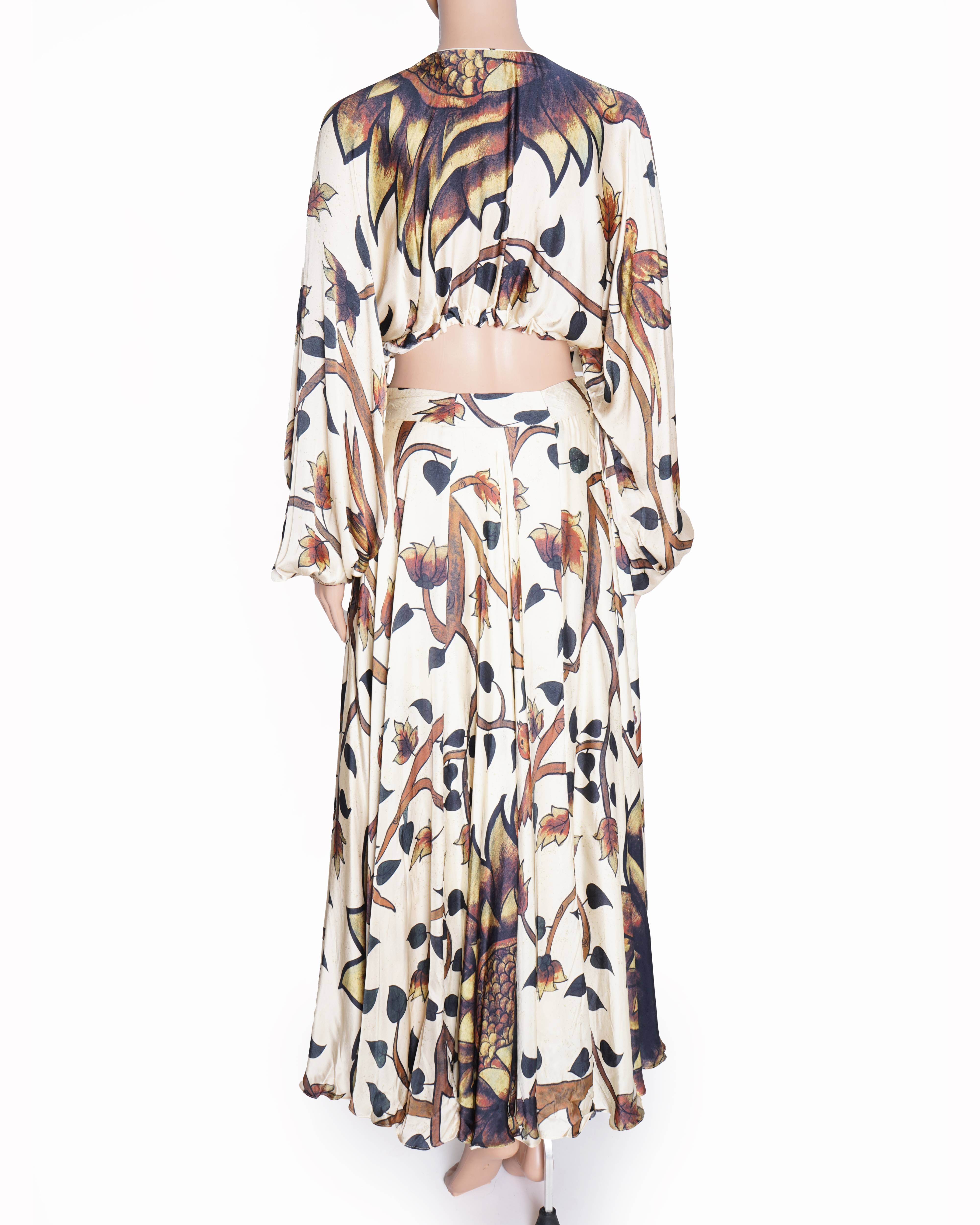 Punit Balana Buttercup Kalamkari Top and Skirt