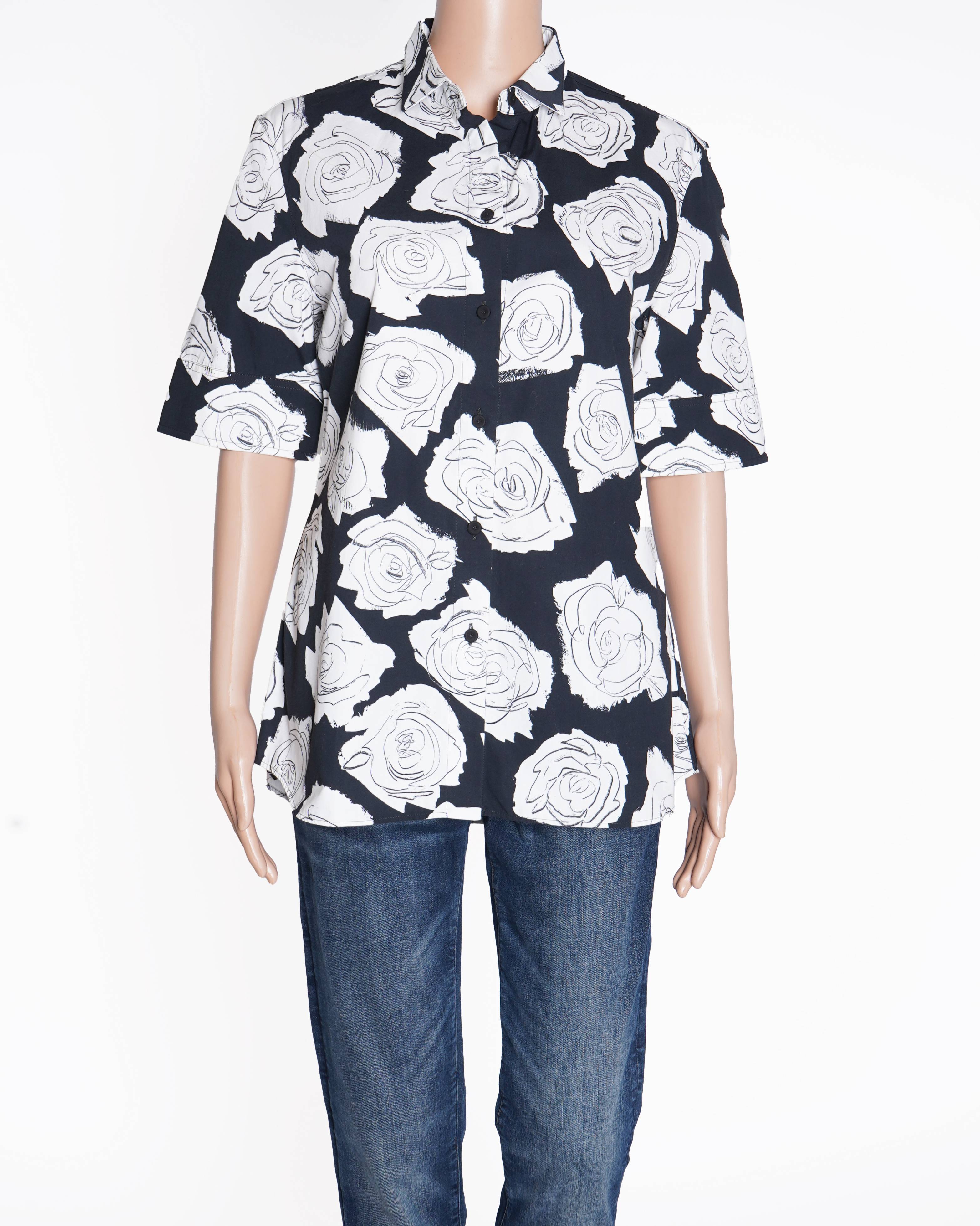 Marni floral print button up shirt