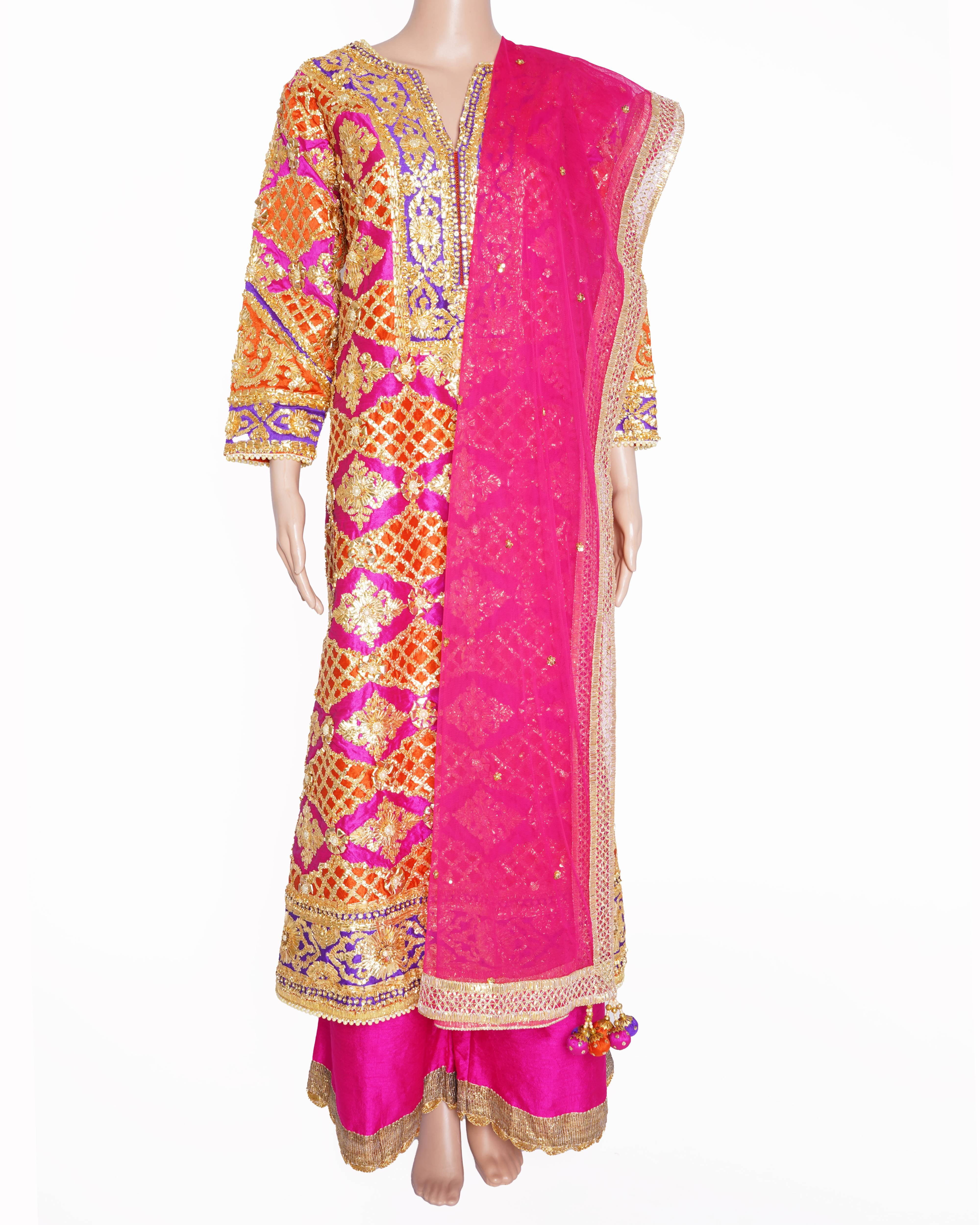 New Preeti S Kapoor Suit Set In Pink