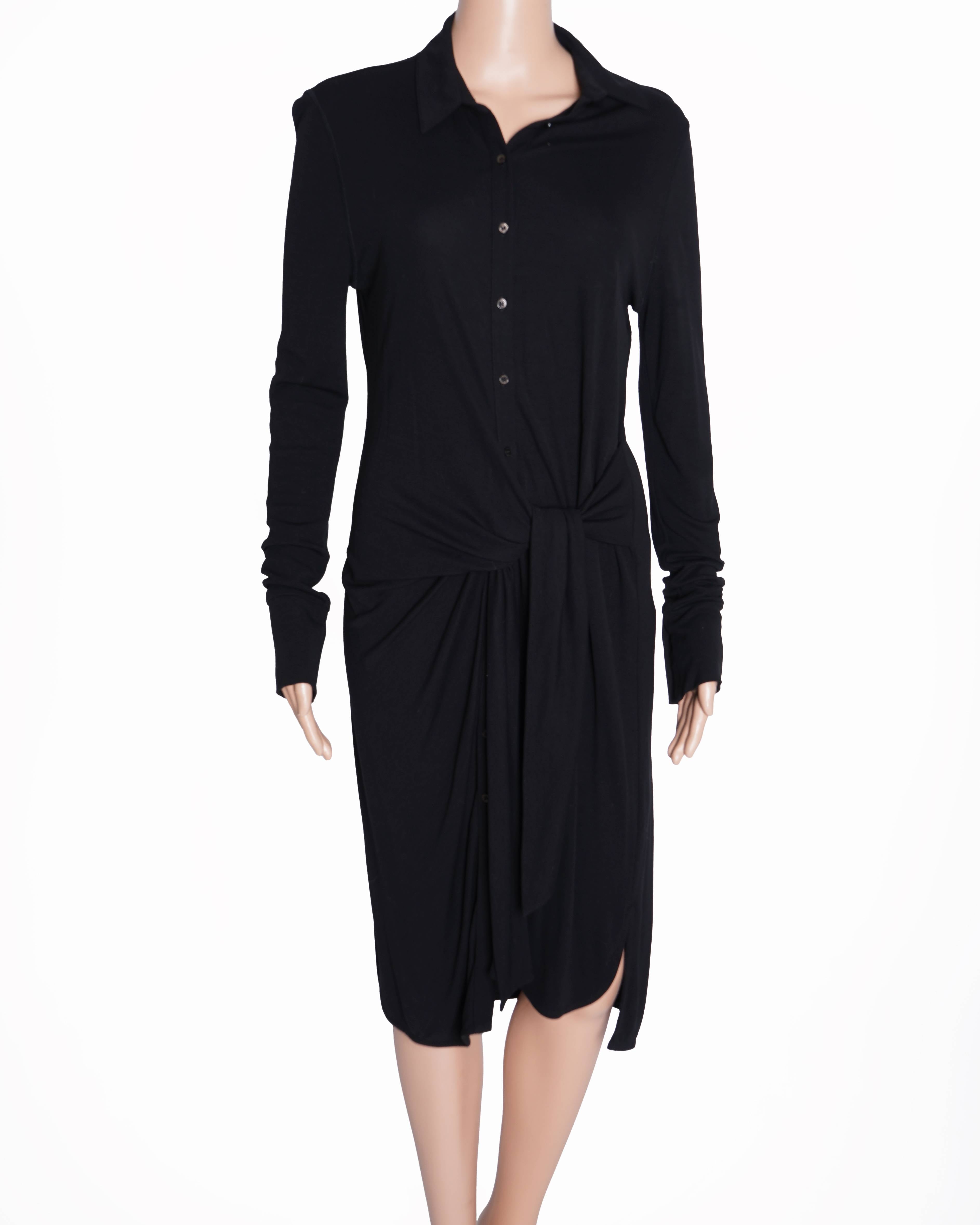 Hugo Boss
Stretch-jersey dress with knotted waist detail