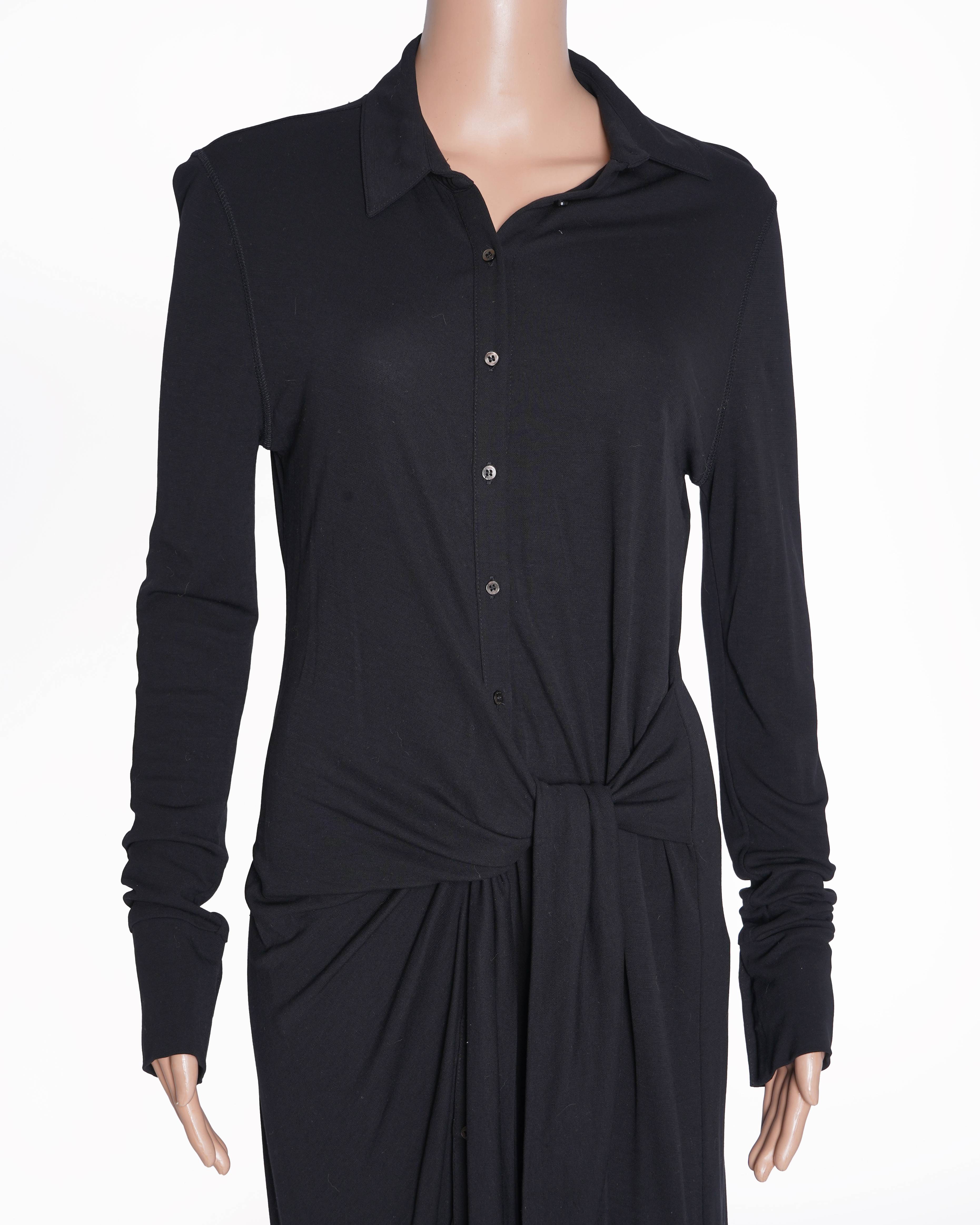 Hugo Boss
Stretch-jersey dress with knotted waist detail