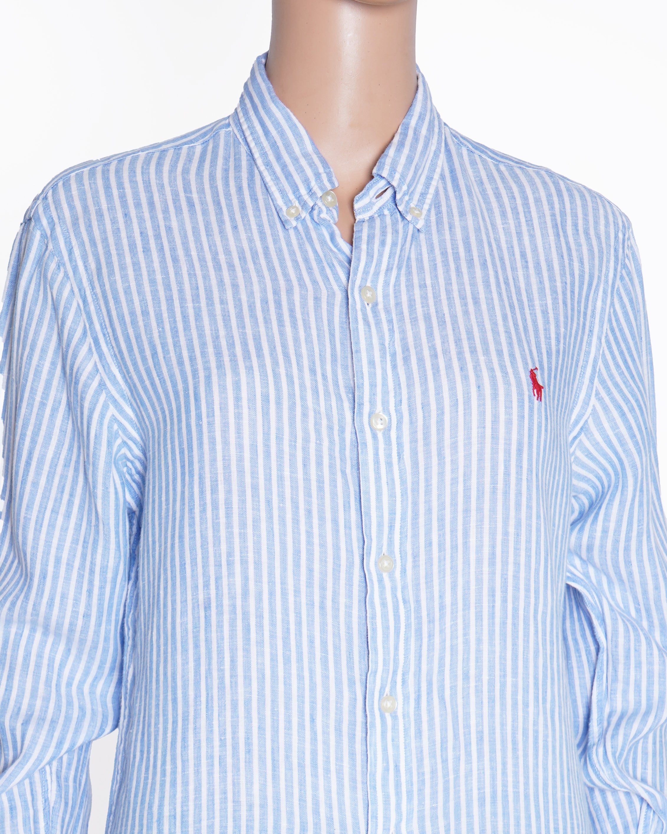 Ralph Lauren Blue/White Stripped shirt