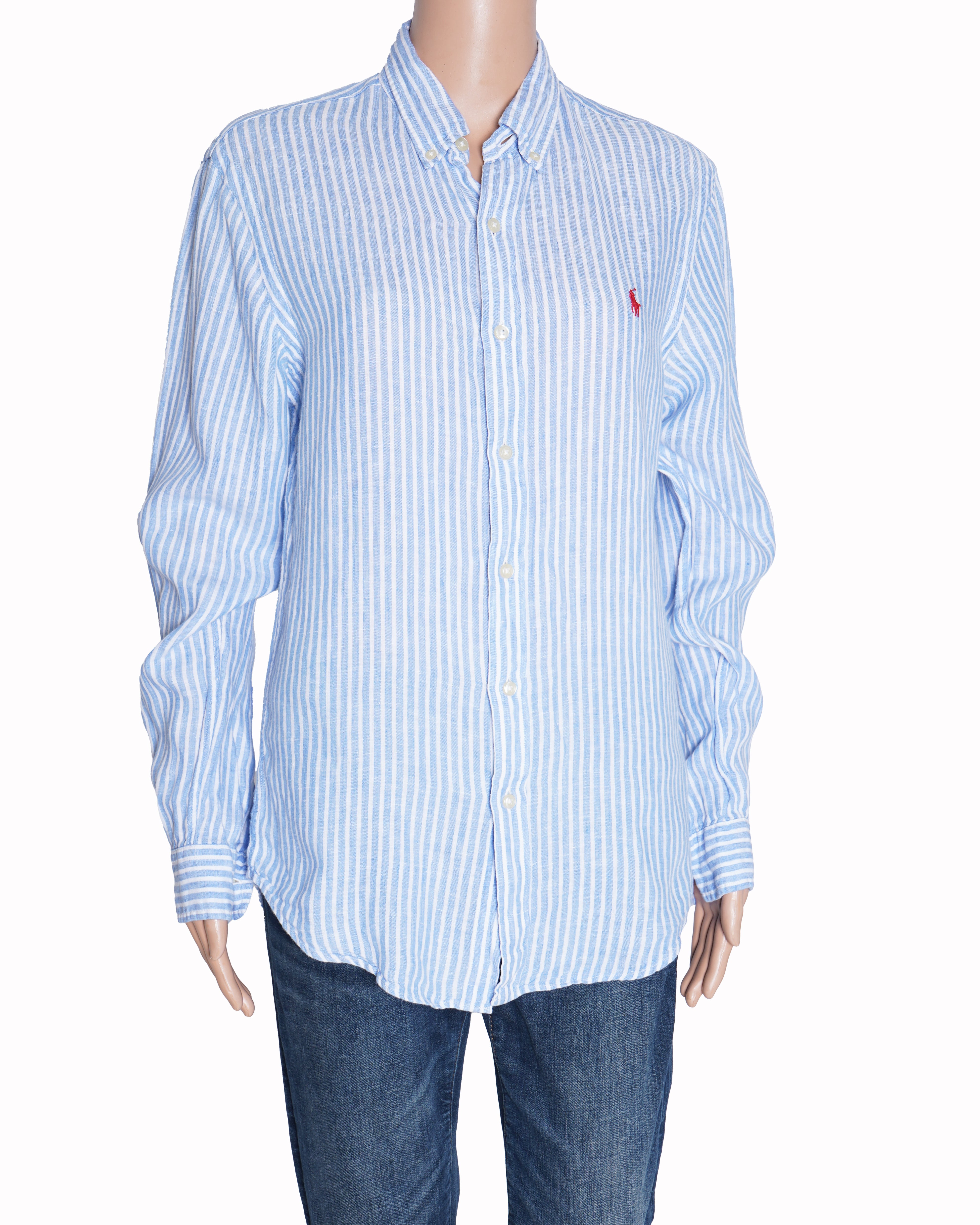 Ralph Lauren Blue/White Stripped shirt
