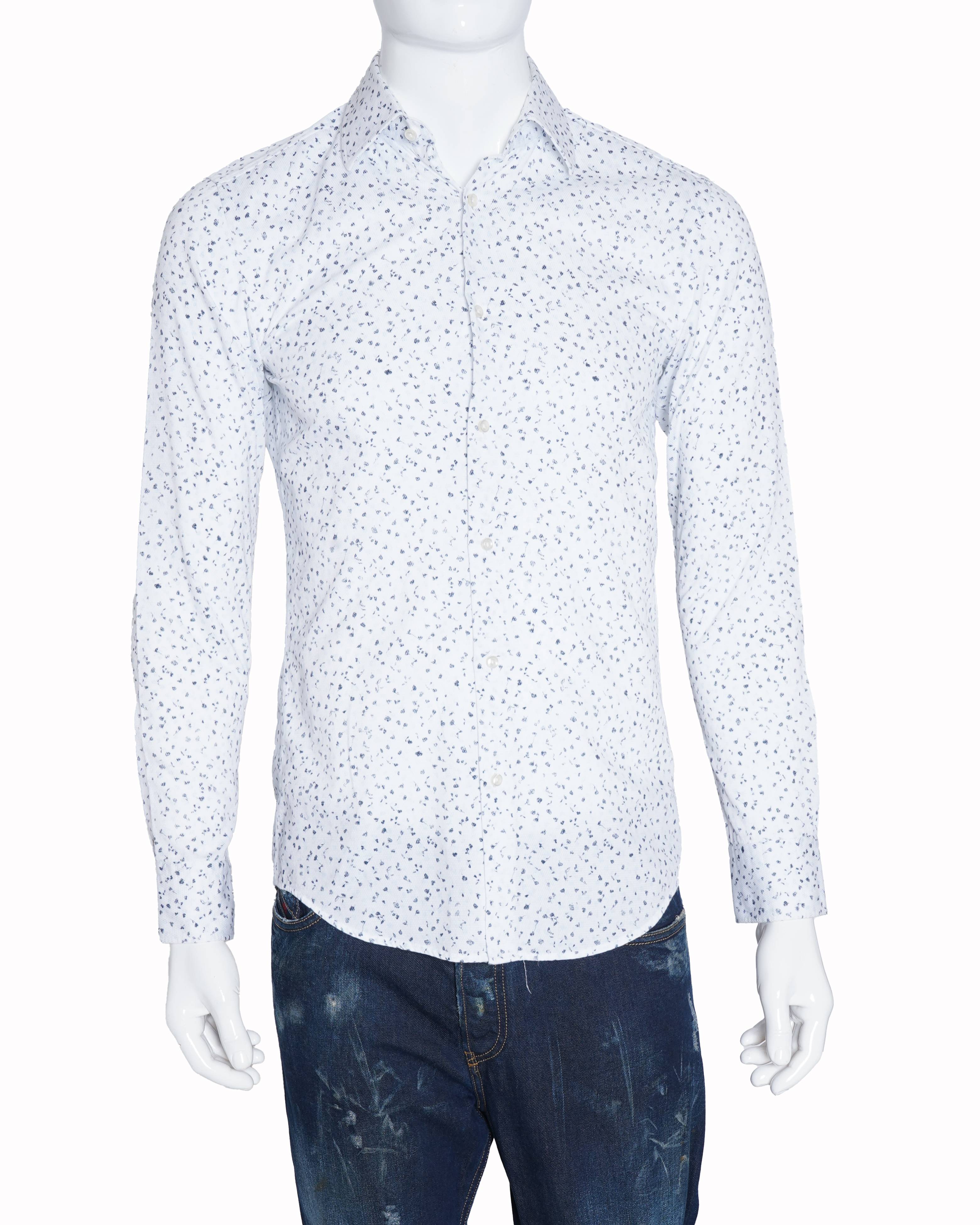 Boss Micro-Speckle Print Shirt