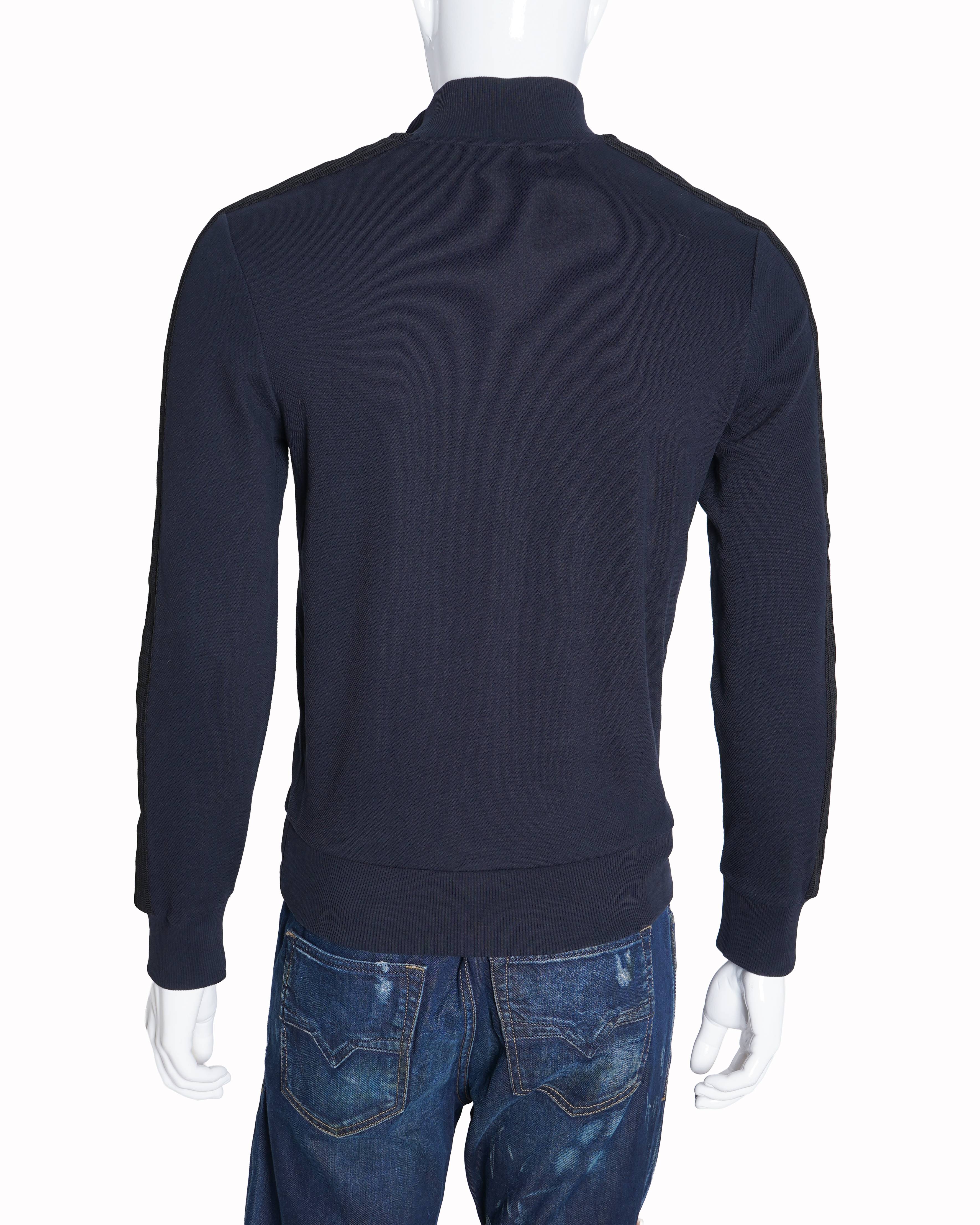 Fred Perry dark blue half- zip T-shirt Pullover