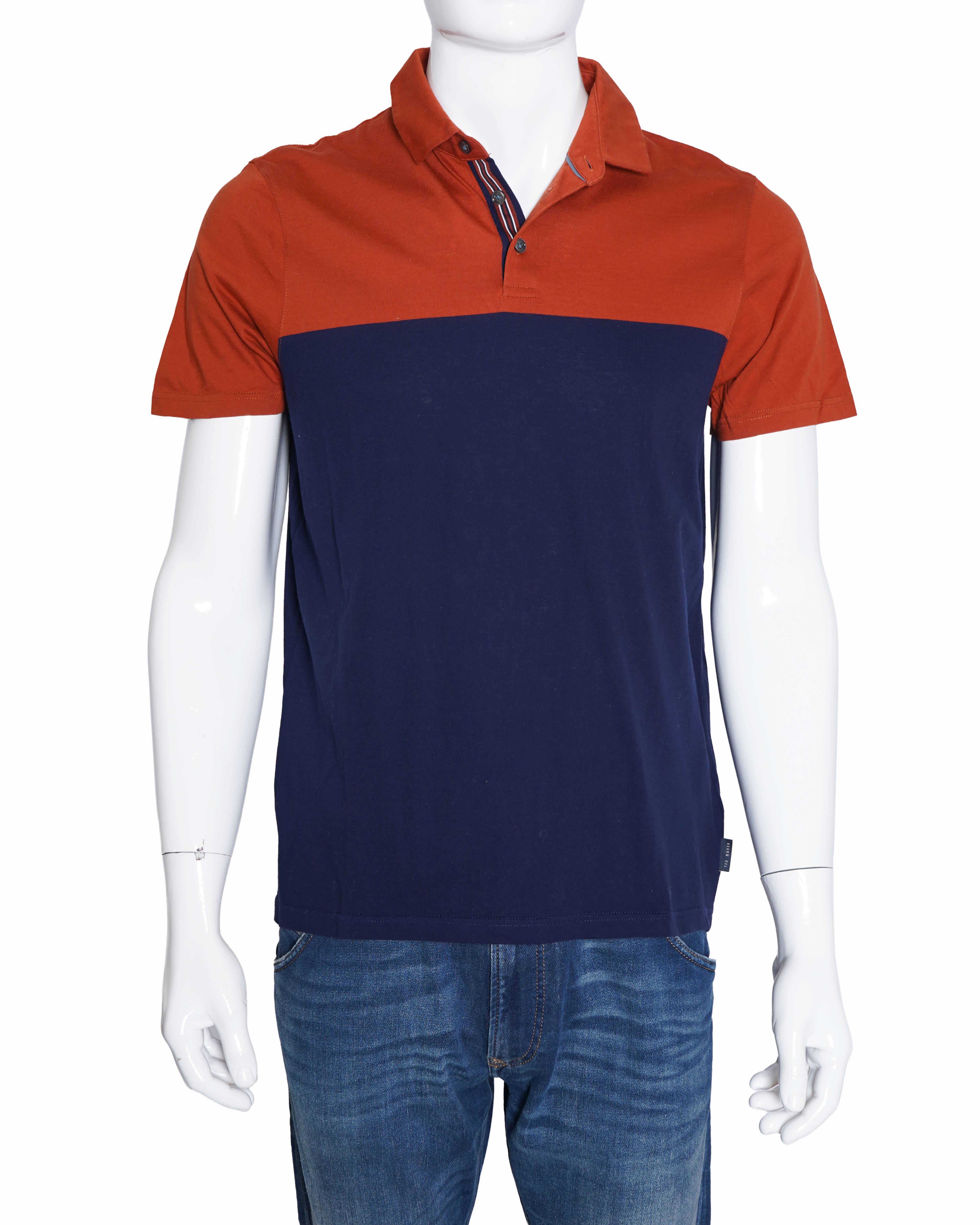 Ted baker colorblocked polo tshirt for men